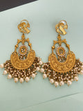 Big size bird gold chandbali ER6201