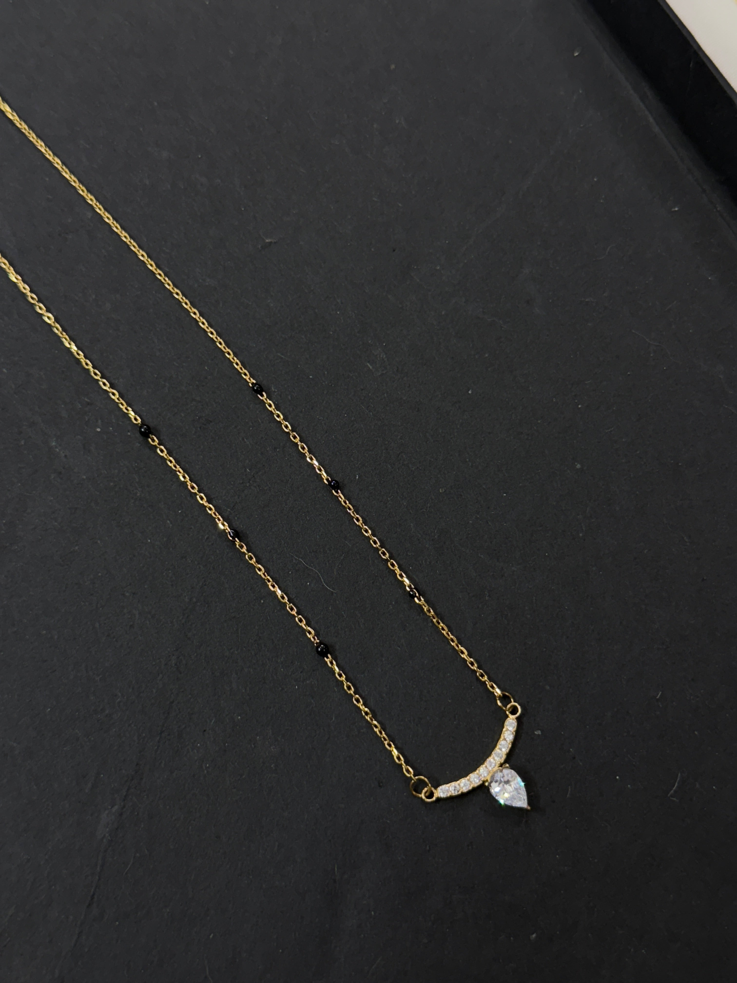 Bb037 halfmoon drop Anti tarnish blackbeads