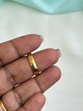 RG091 anti tarnish plain finger rings