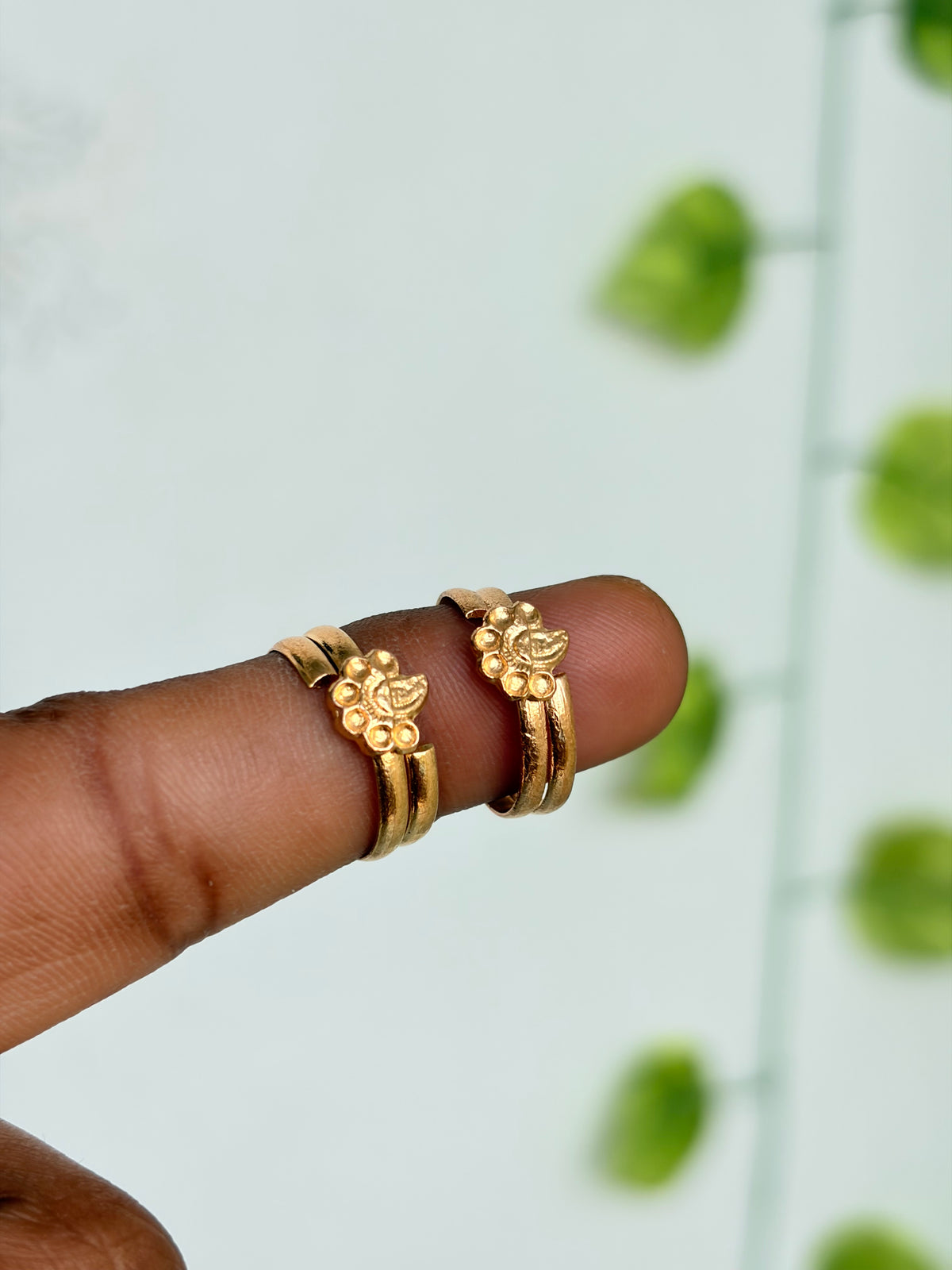 Panchaloham polished toe rings Tr017