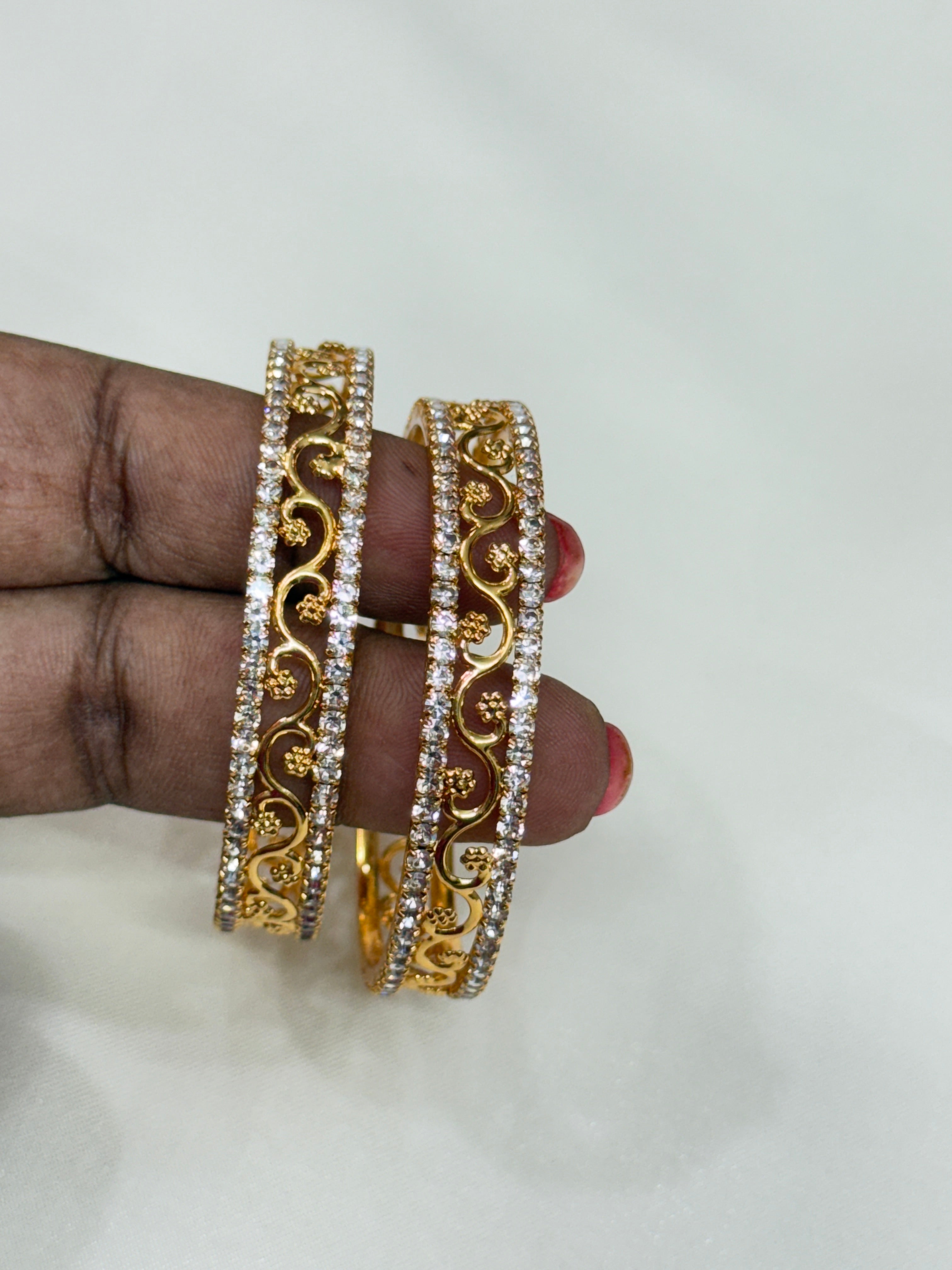 Kd020 cz stone kids bangles
