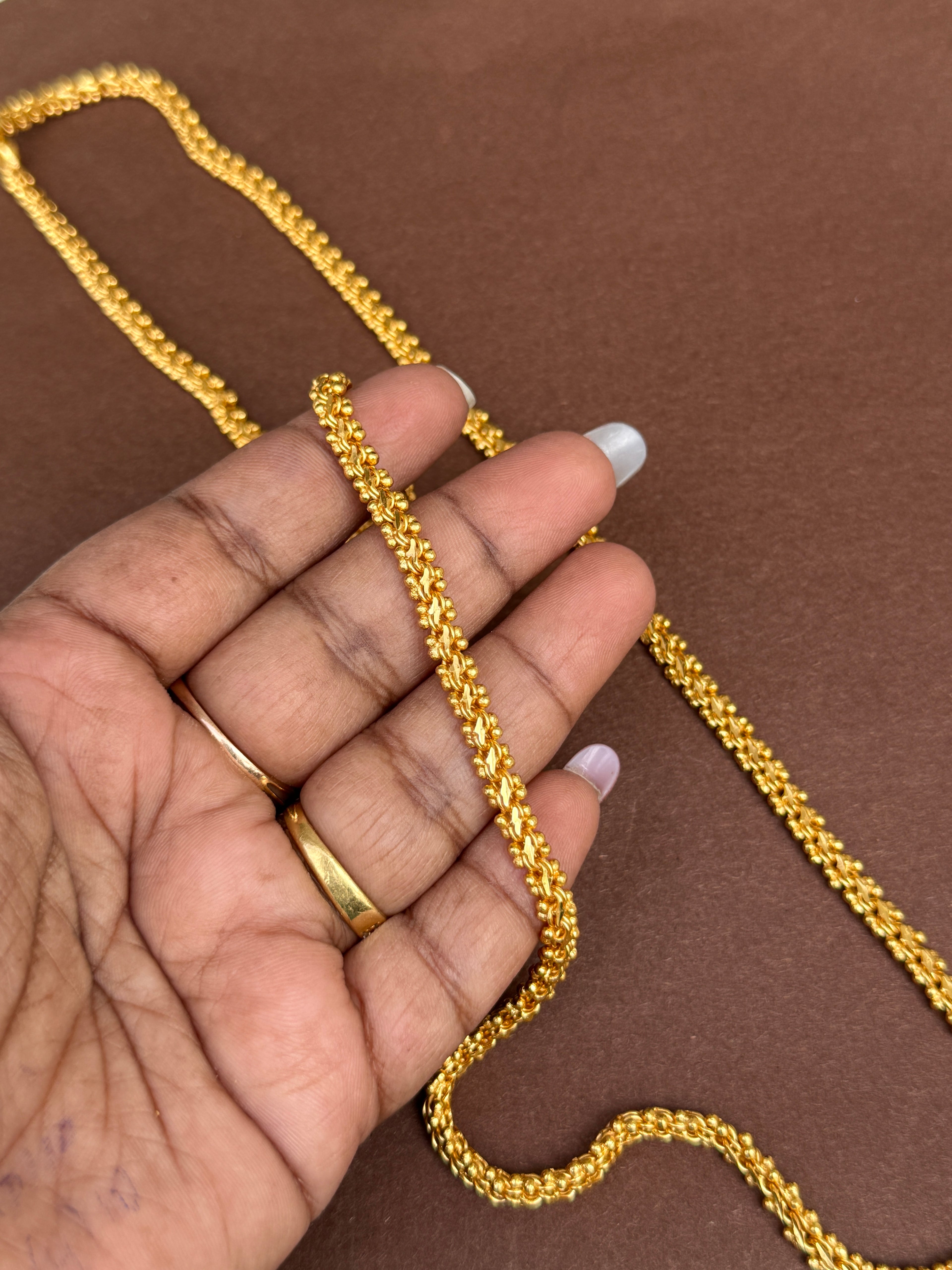 Ph279 24 inches panchaloham thali chain or mens chain