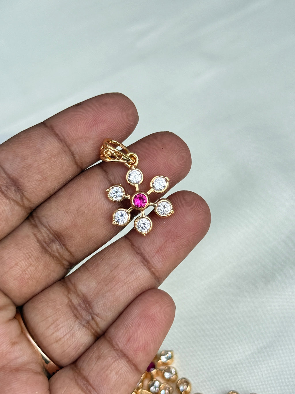 Ph144 panchaloham multi colour pendant