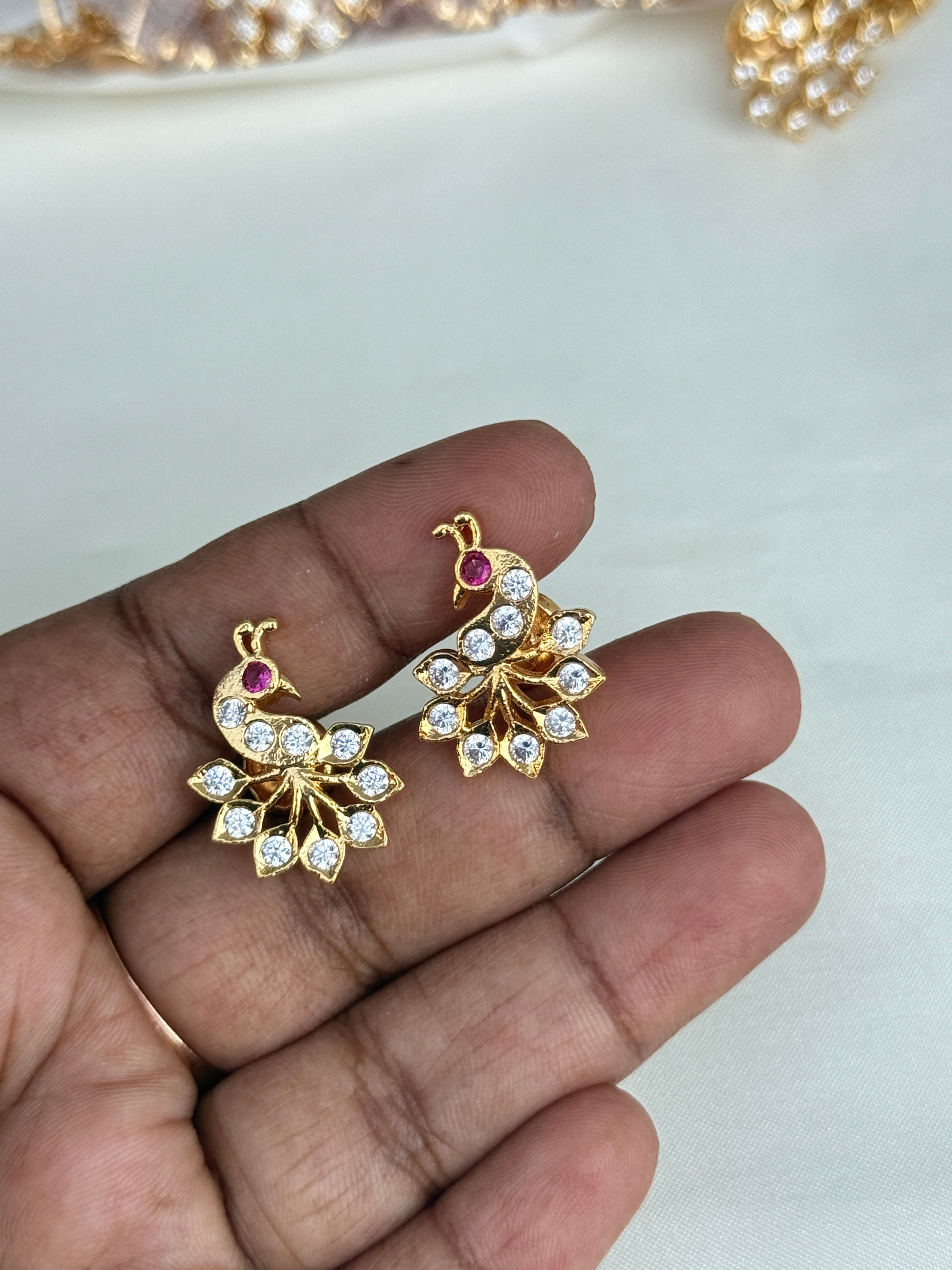 Ph139 panchaloham peacock studs