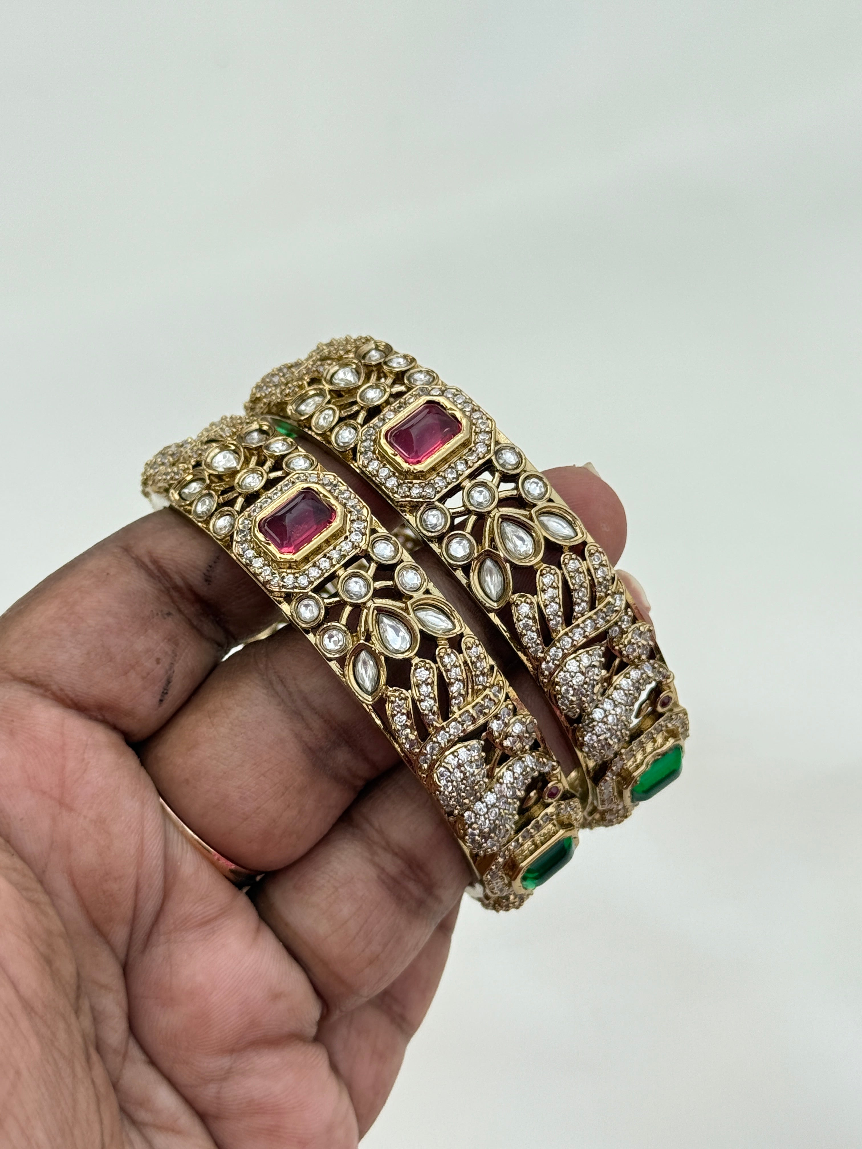 Sb156 multi colour Victorian bangles