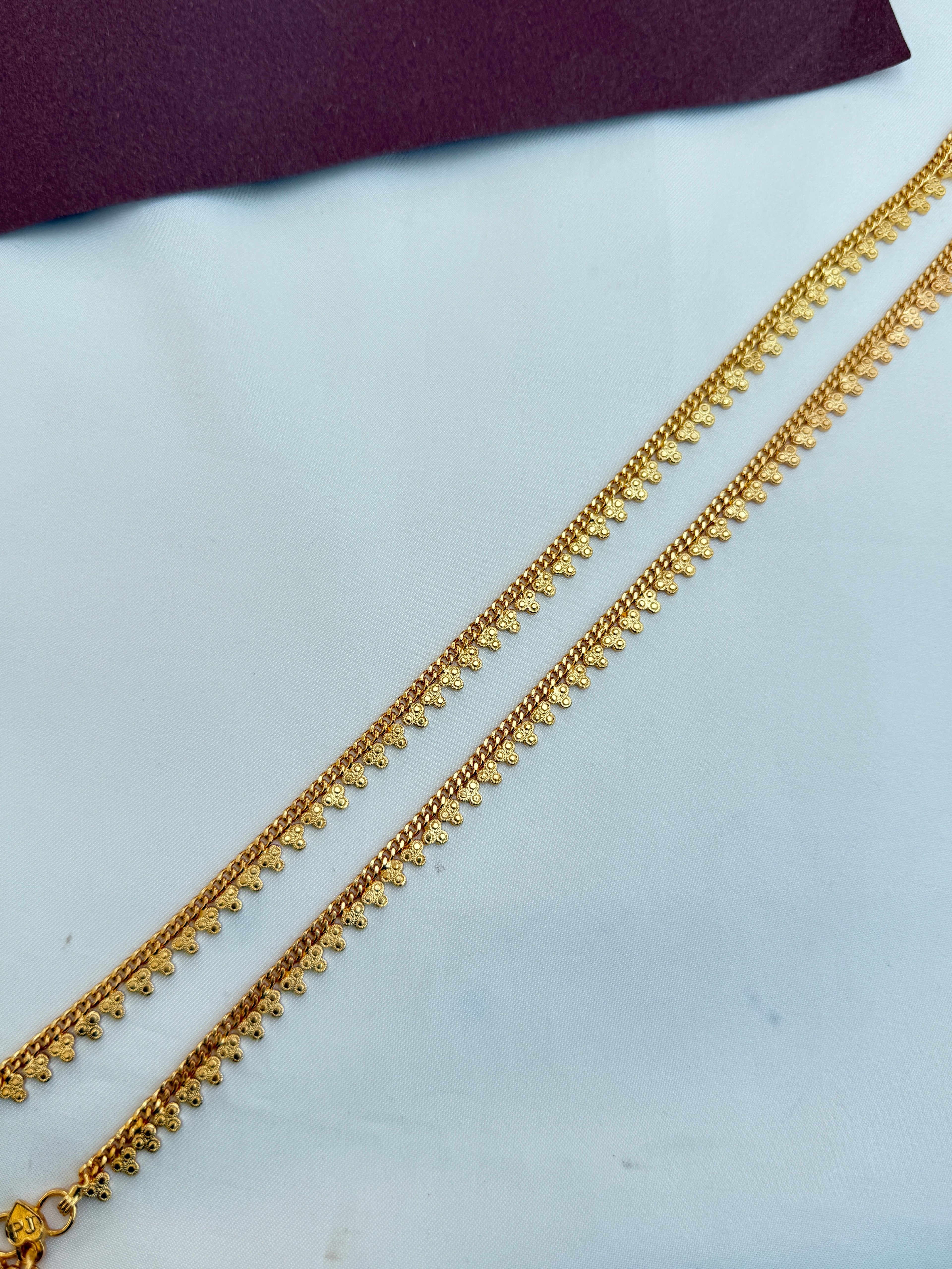 Ak118 flower anklets