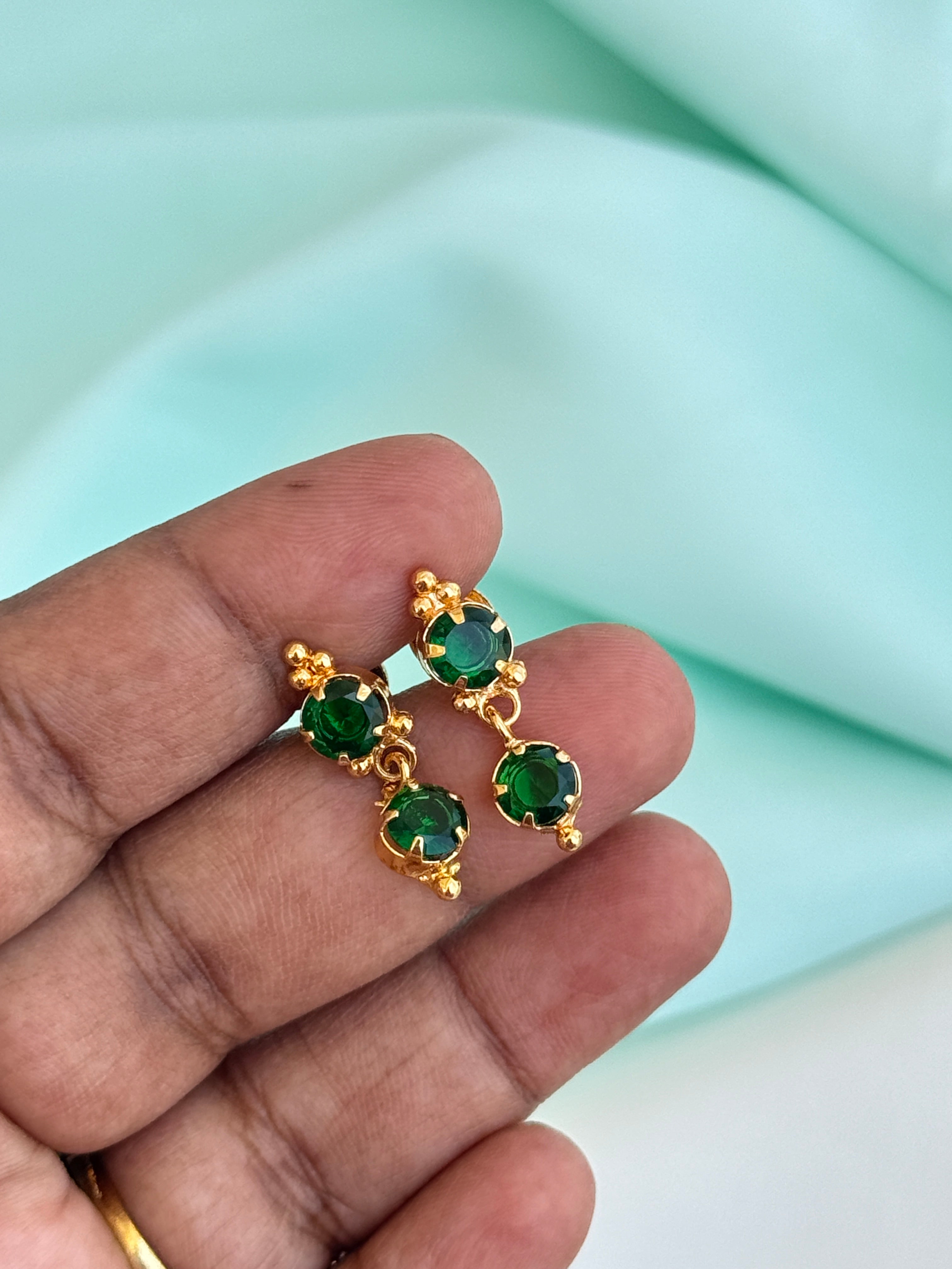 Ph516 Panchaloham hanging back screw earrings
