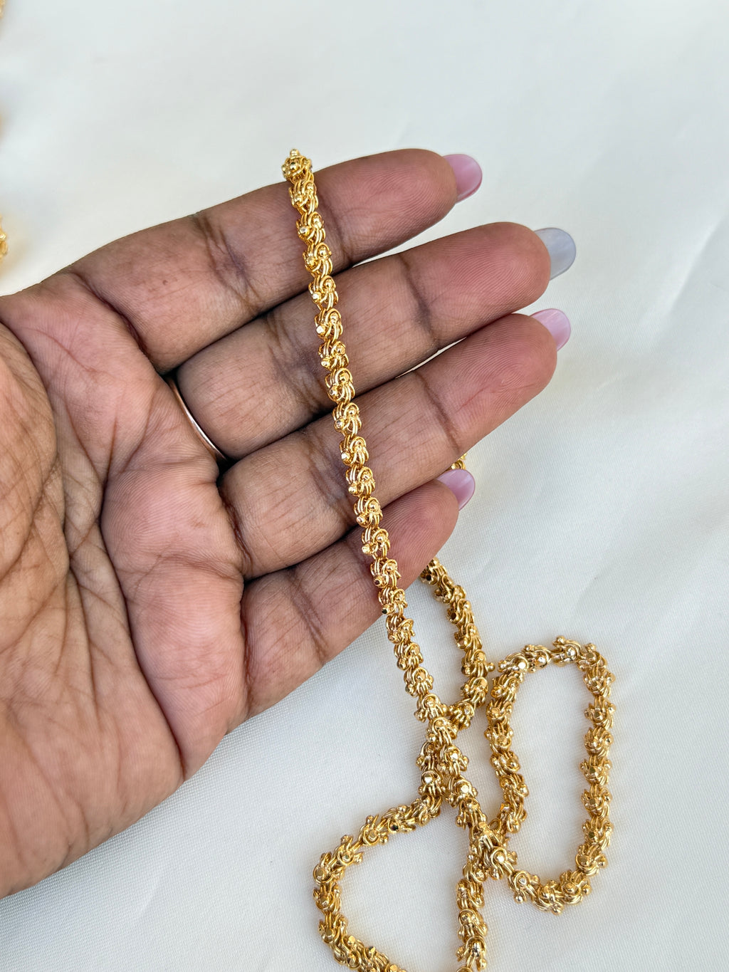 Tc023 24inches panchaloham chain for men's and can use as thali chain for women mangalsutra