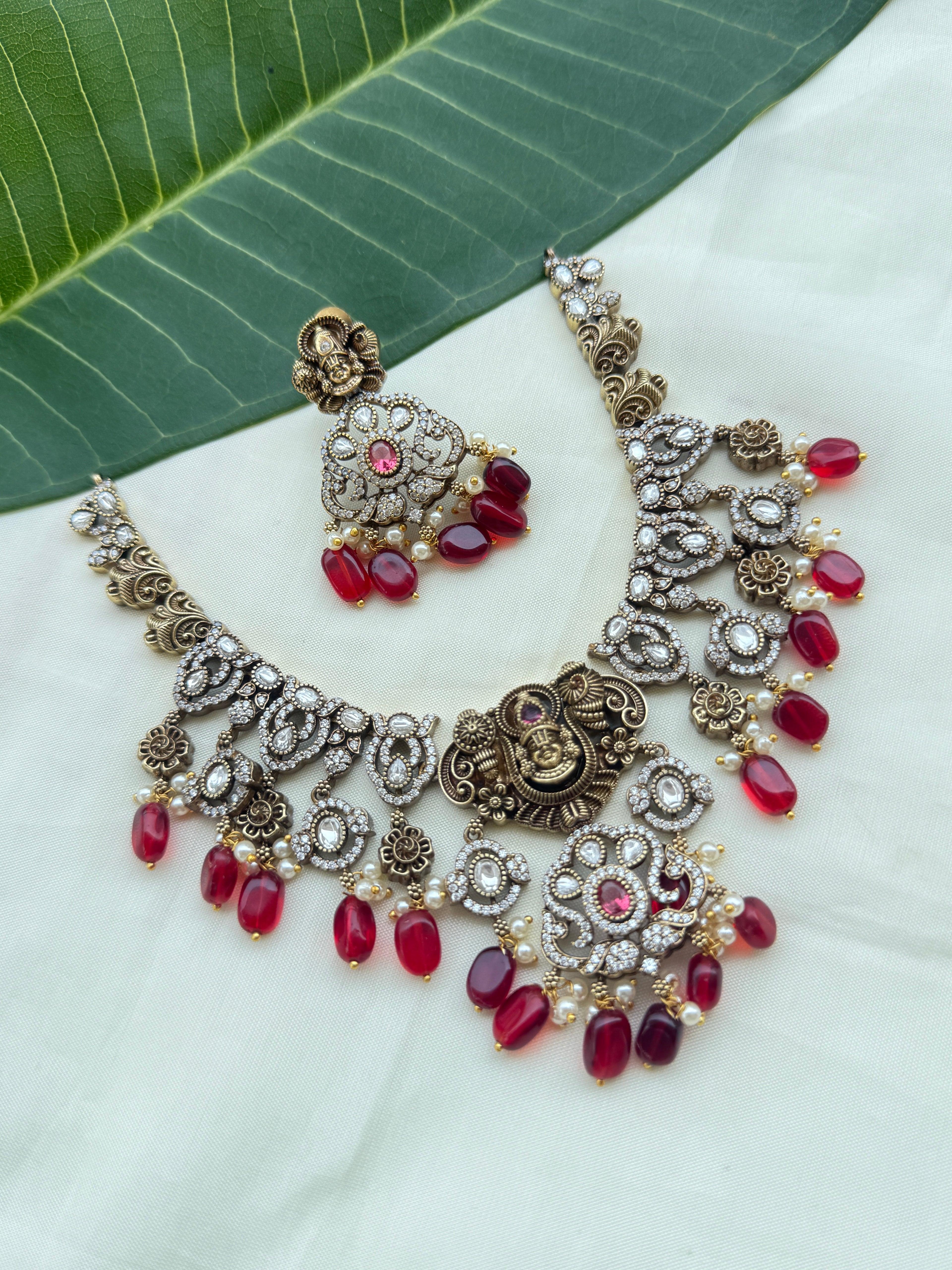Ns261 lord Venkateswara Victorian neckset