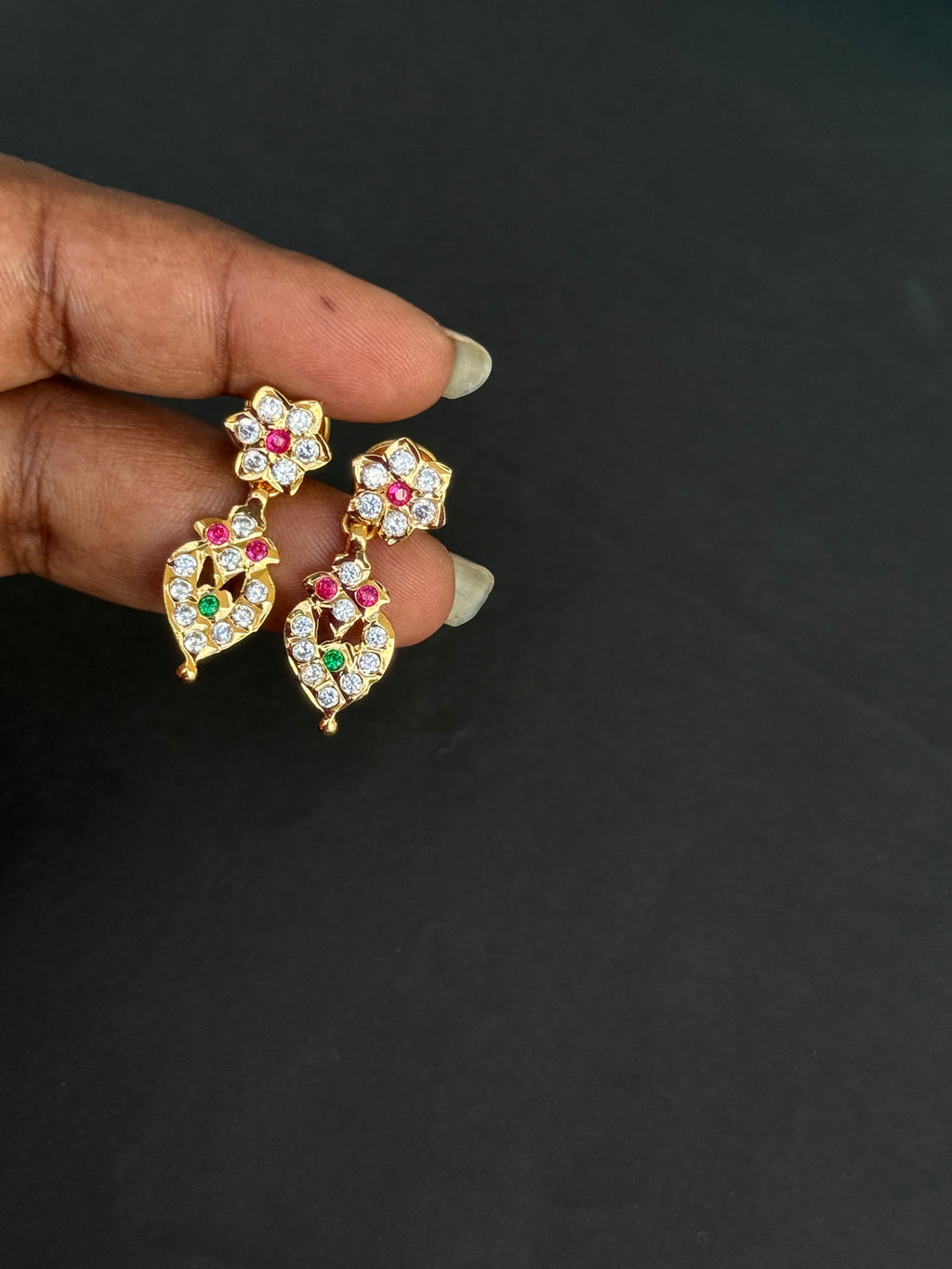 Ph009 removable hanging back screw panchaloham earrings