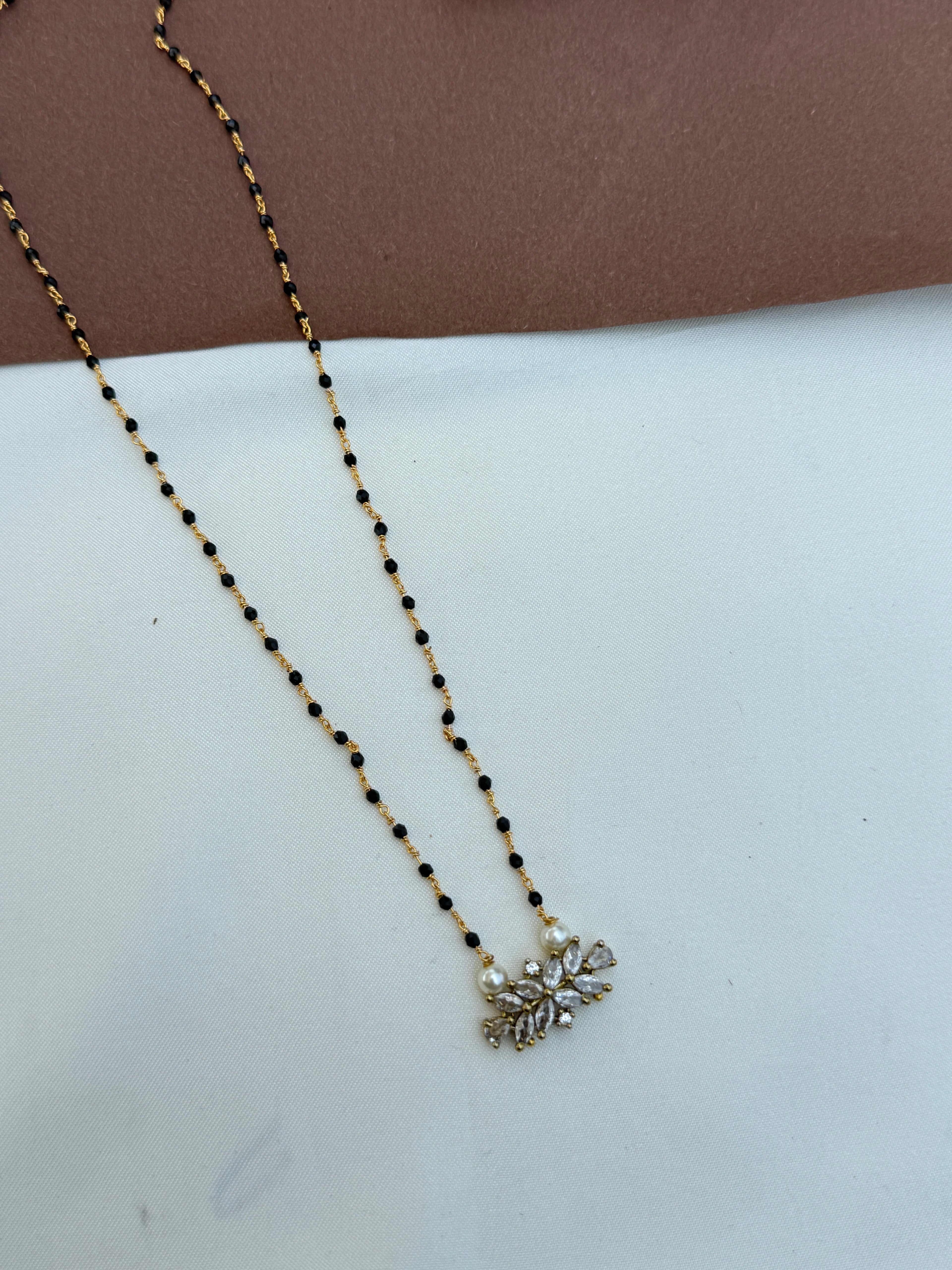 Bb073 18inches single line blackbeads