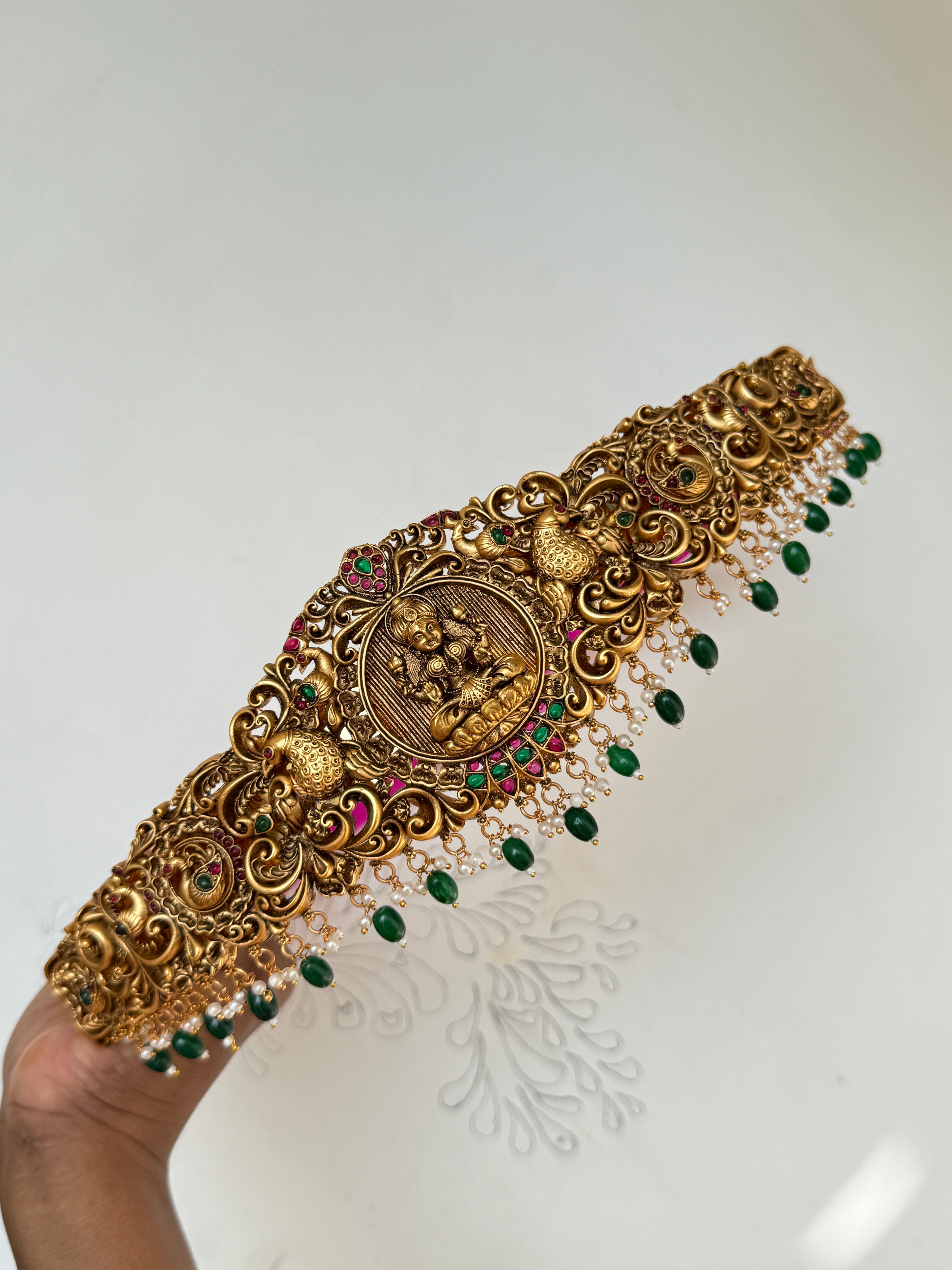 Hb522 antique nakshi Lakshmi Devi adults hipbelt
