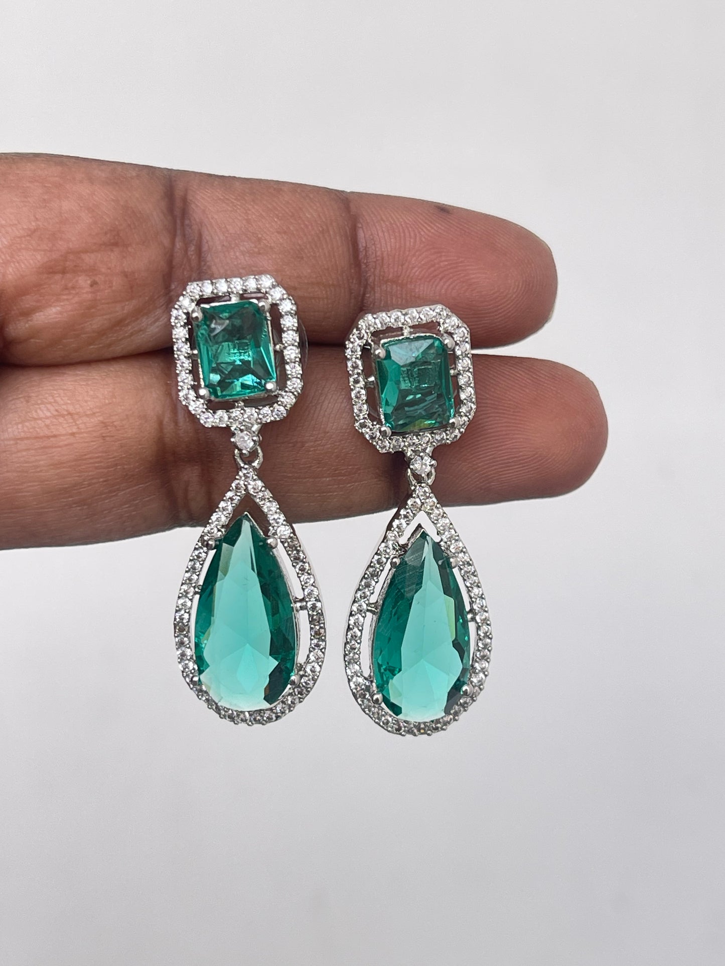 Big drop Western earrings