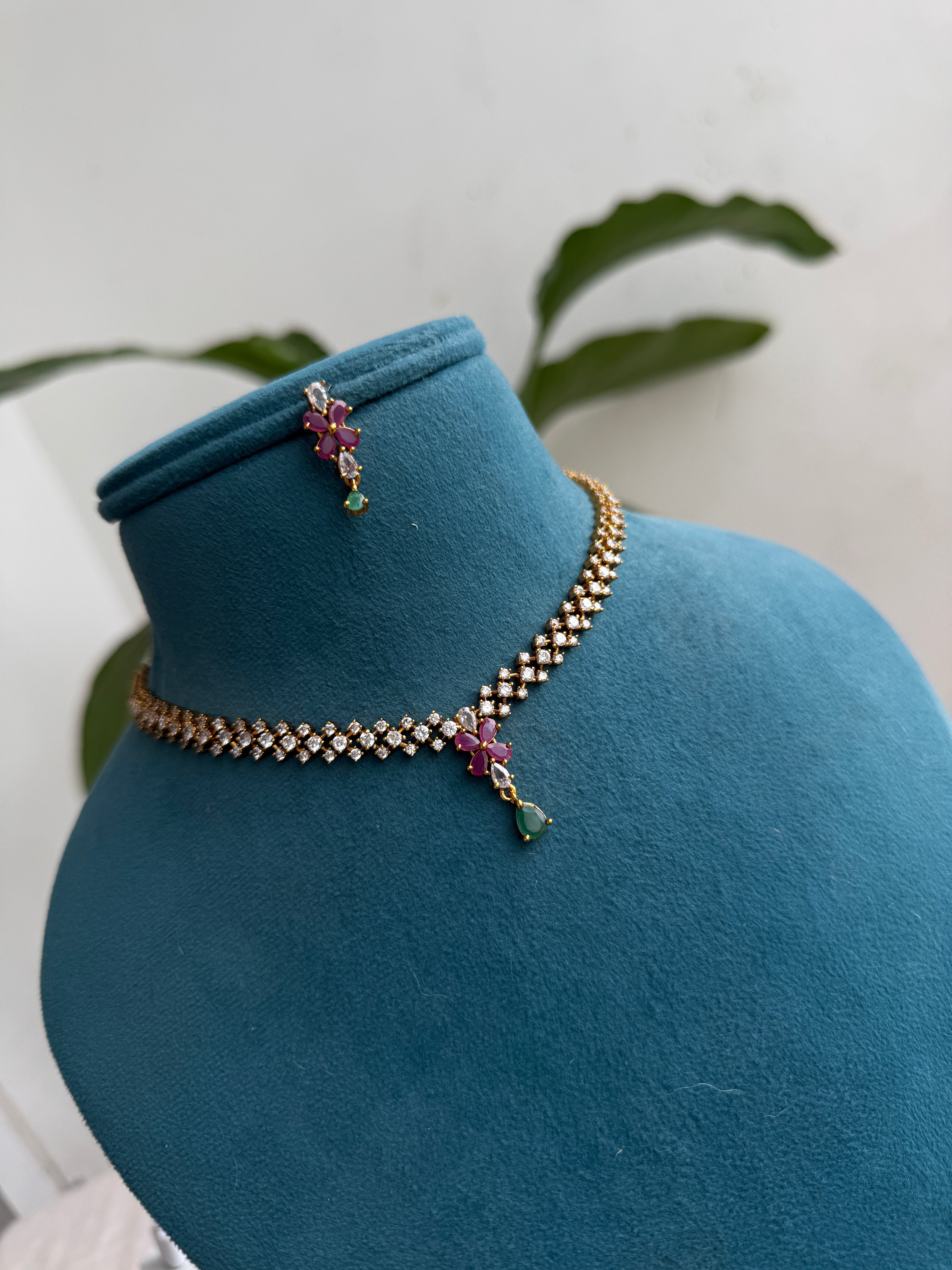 Ns453 cz multi neckset
