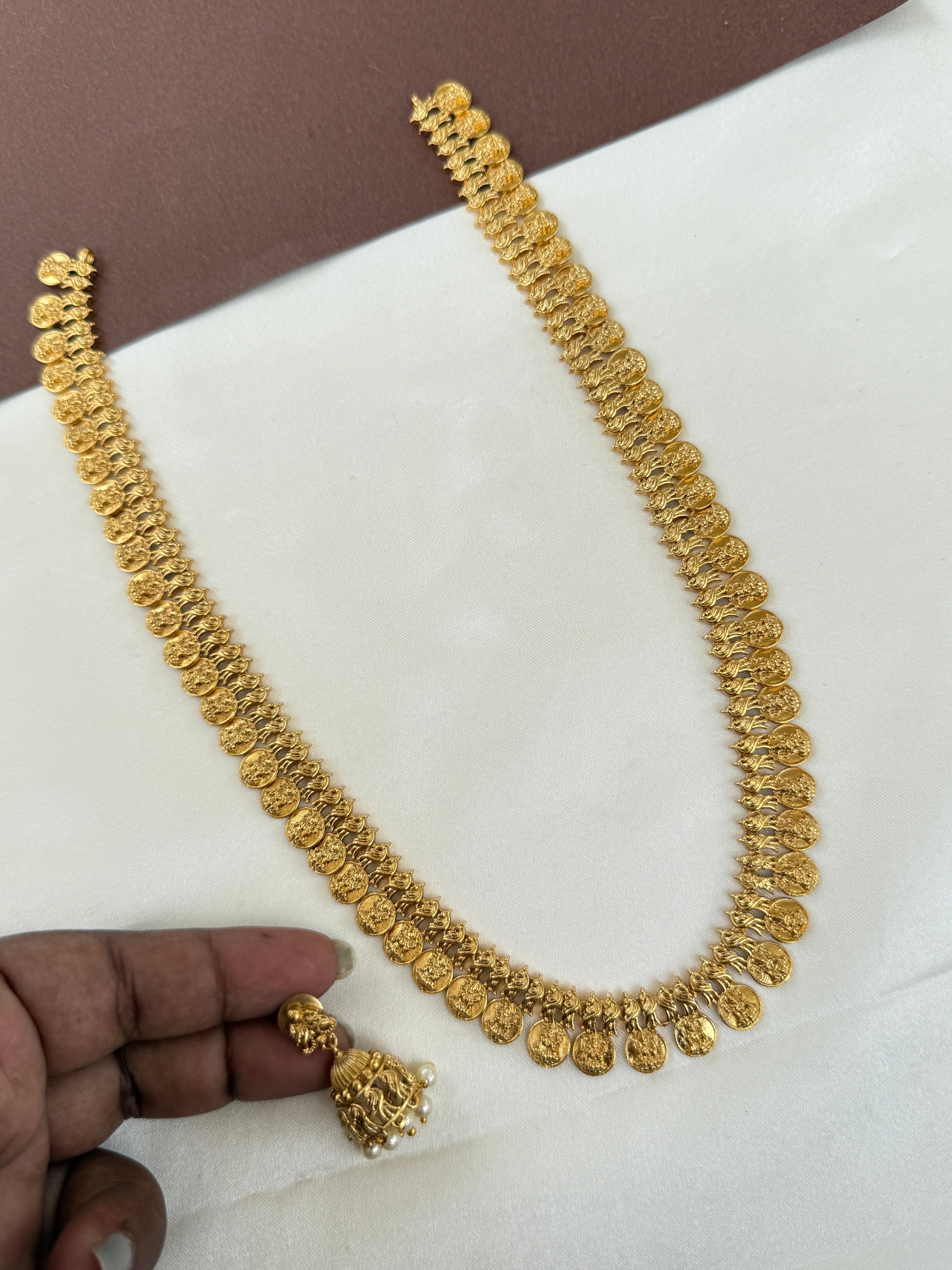 LH2042 Simple Kasulu Long haram with earrings