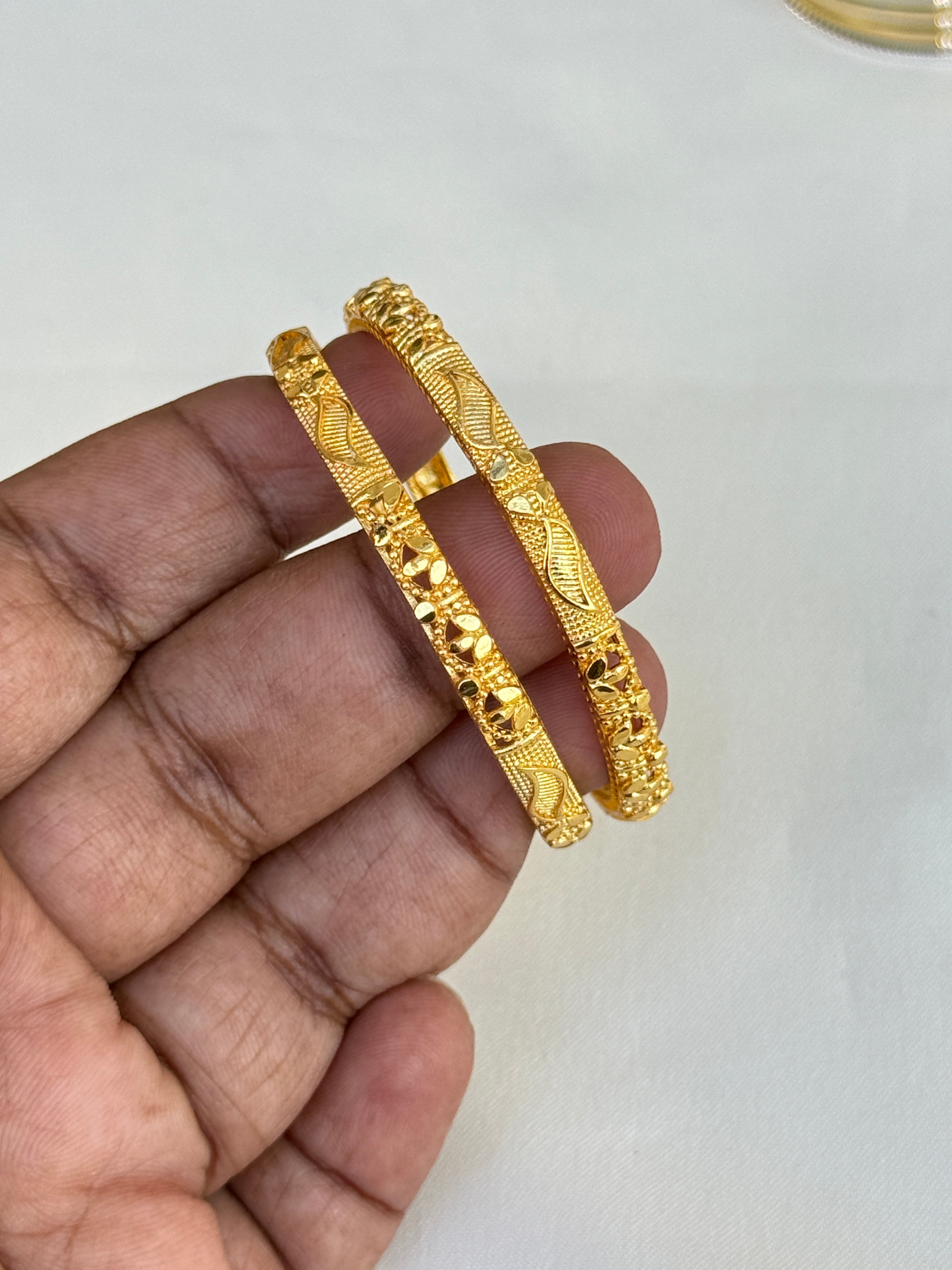 Kd038 kids gold bangles