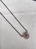 Multi Victorian short 18 inches blackbeads