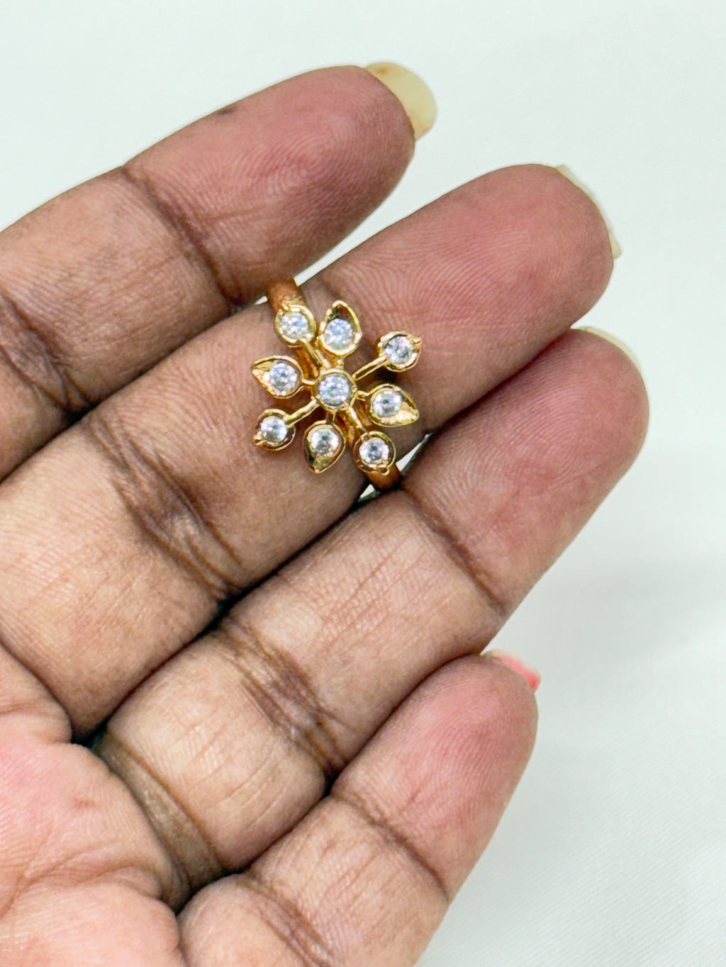 Rg014 panchaloham adjustable finger ring