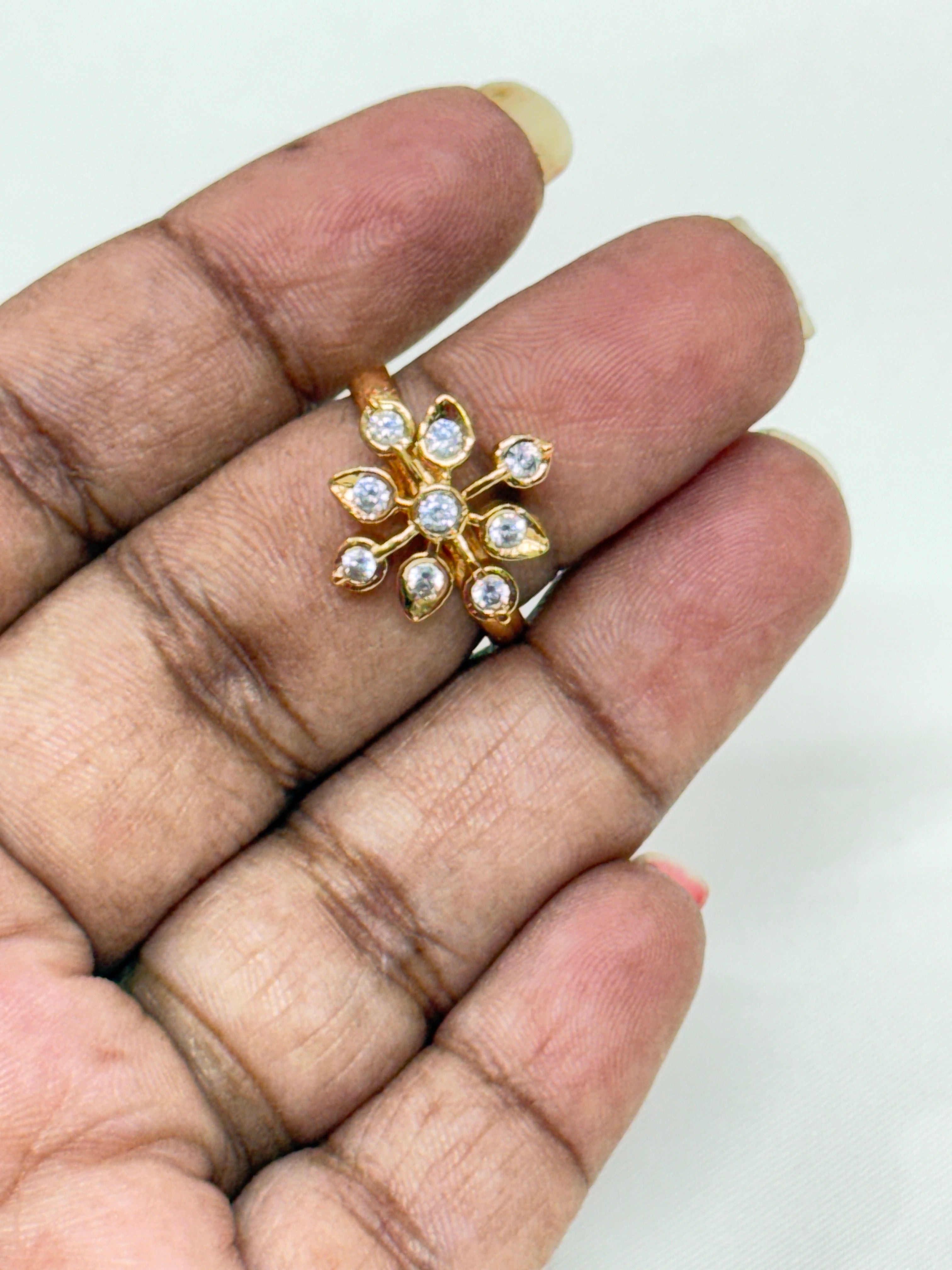 Rg014 panchaloham adjustable finger ring