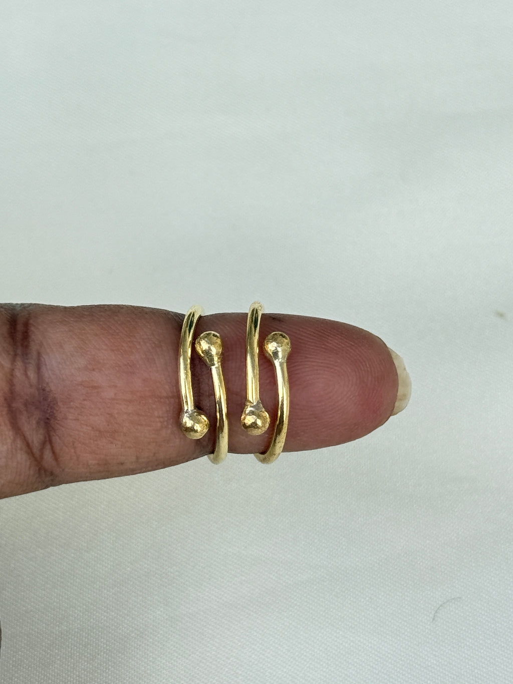 Tr001 adjustable panchaloham toe rings