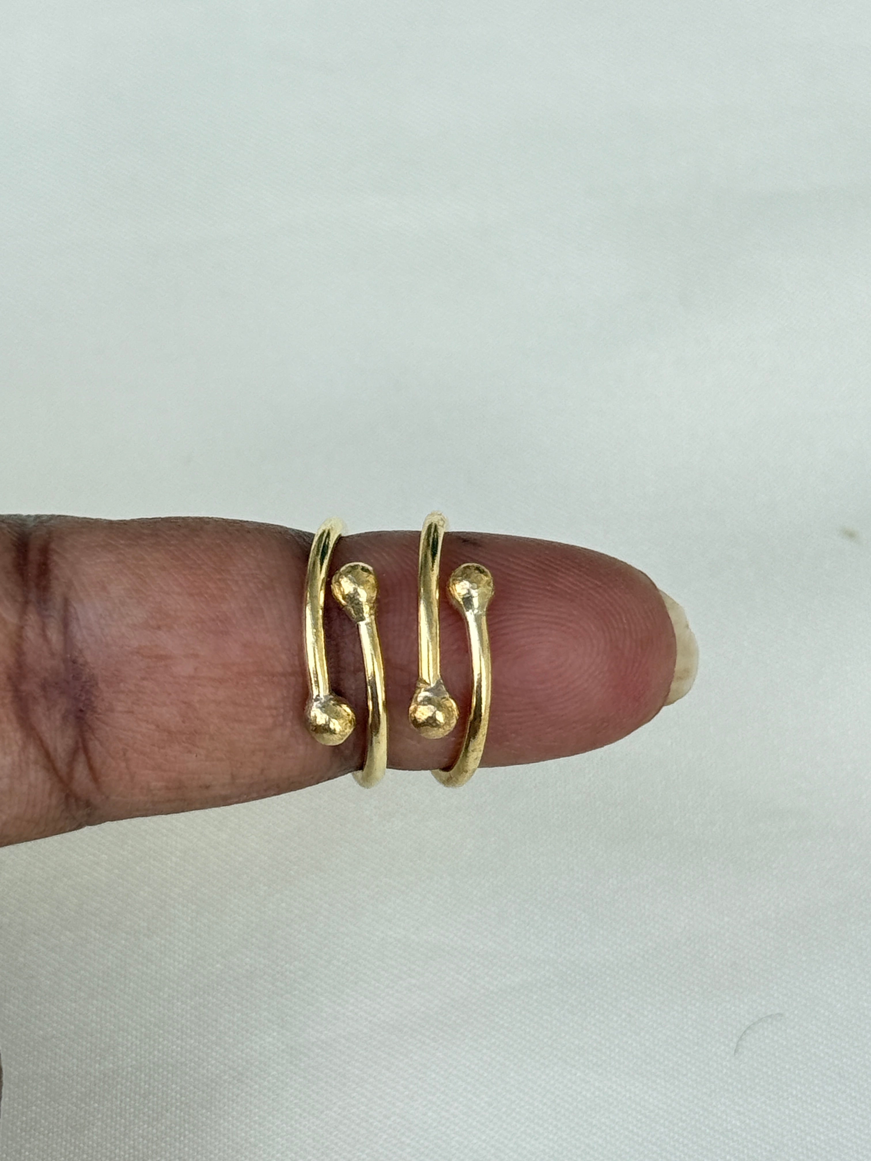 Tr001 adjustable panchaloham toe rings