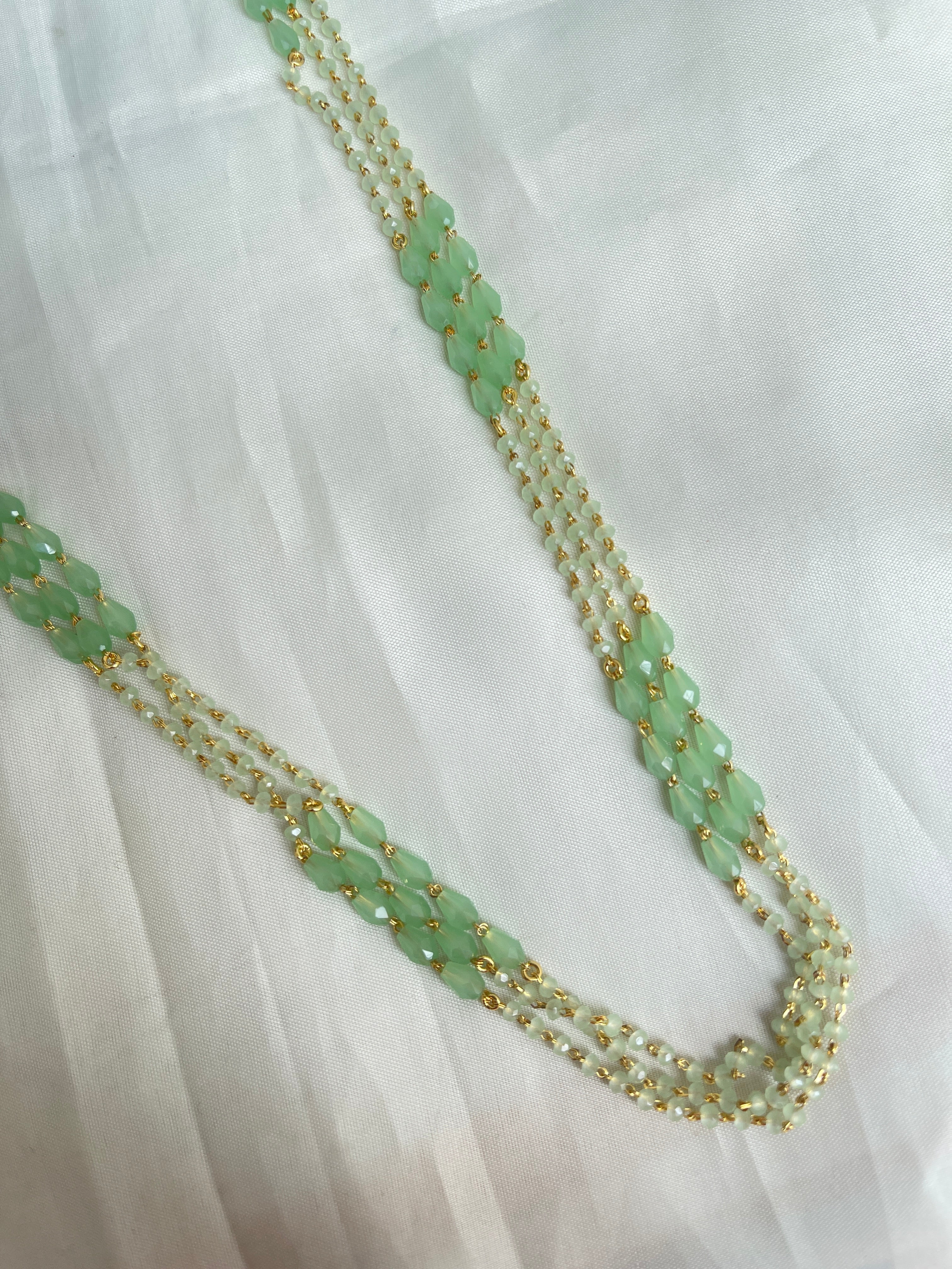 3 lines 20 inches beads chain