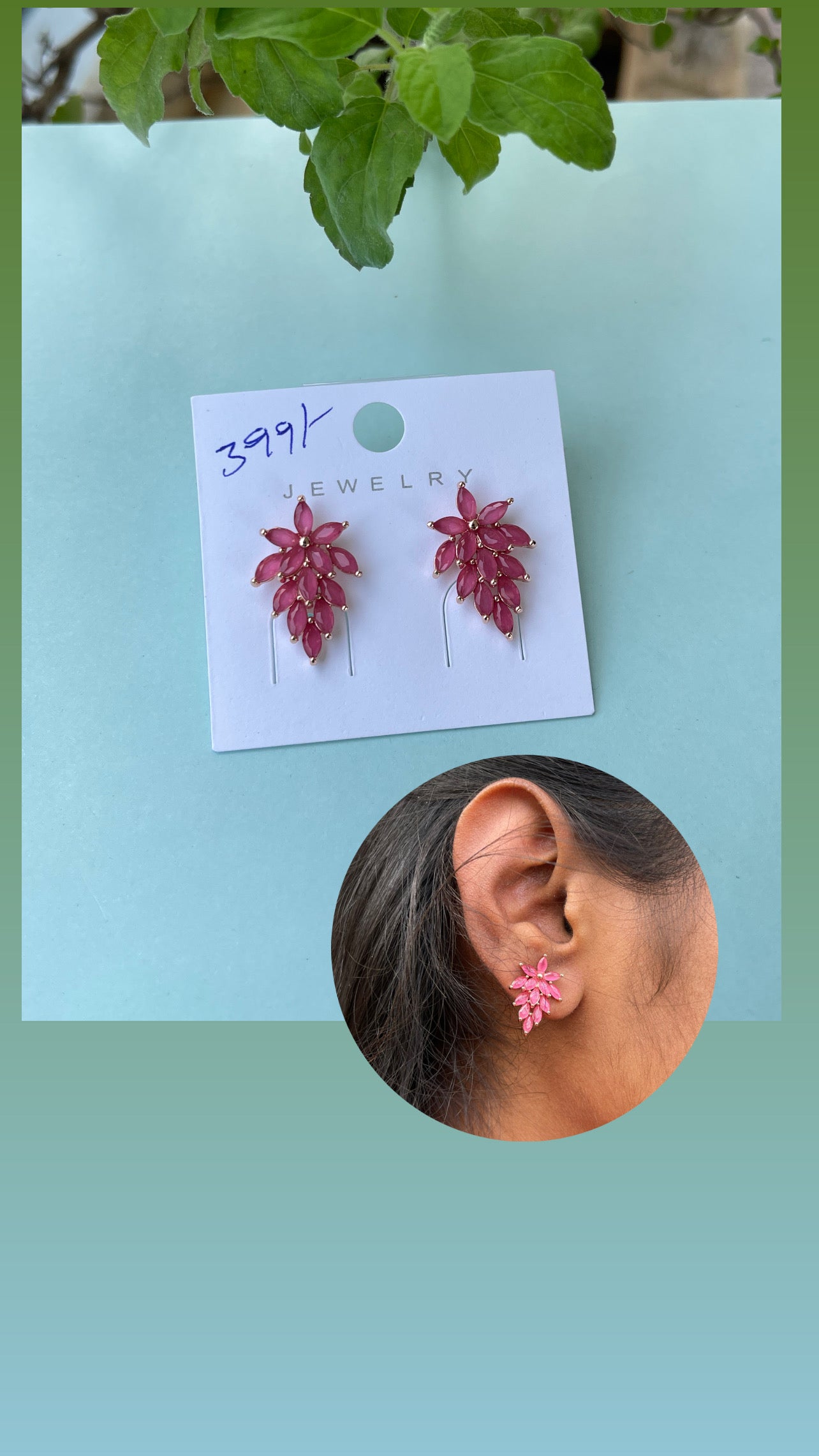 Leaf hanging studs