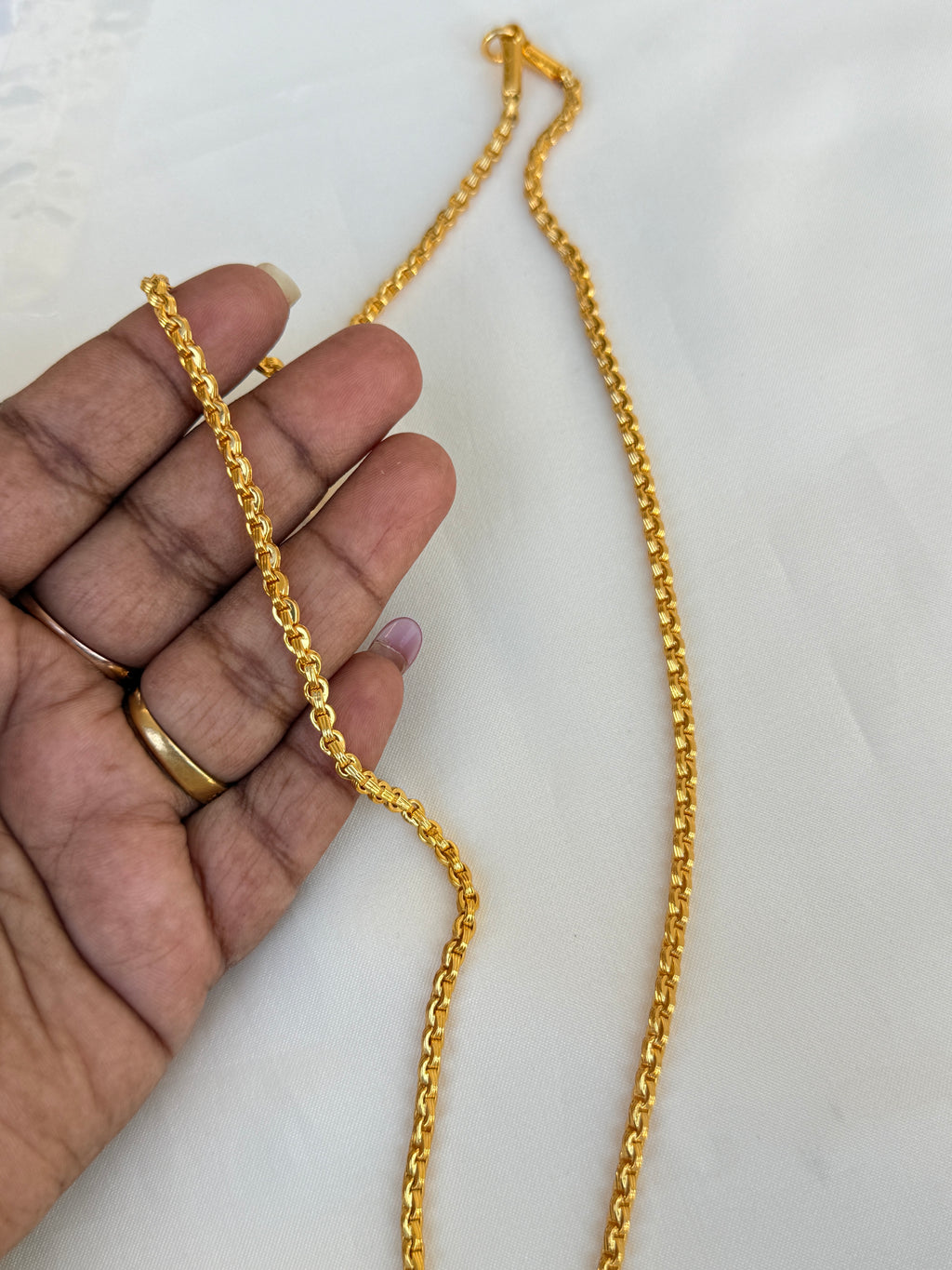 Tc007 24 inches panchaloham  mangalasuthra thali chain