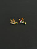 Ph019 multi panchaloham back screw earrings