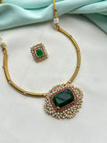 Ns842 kante neckset with studs