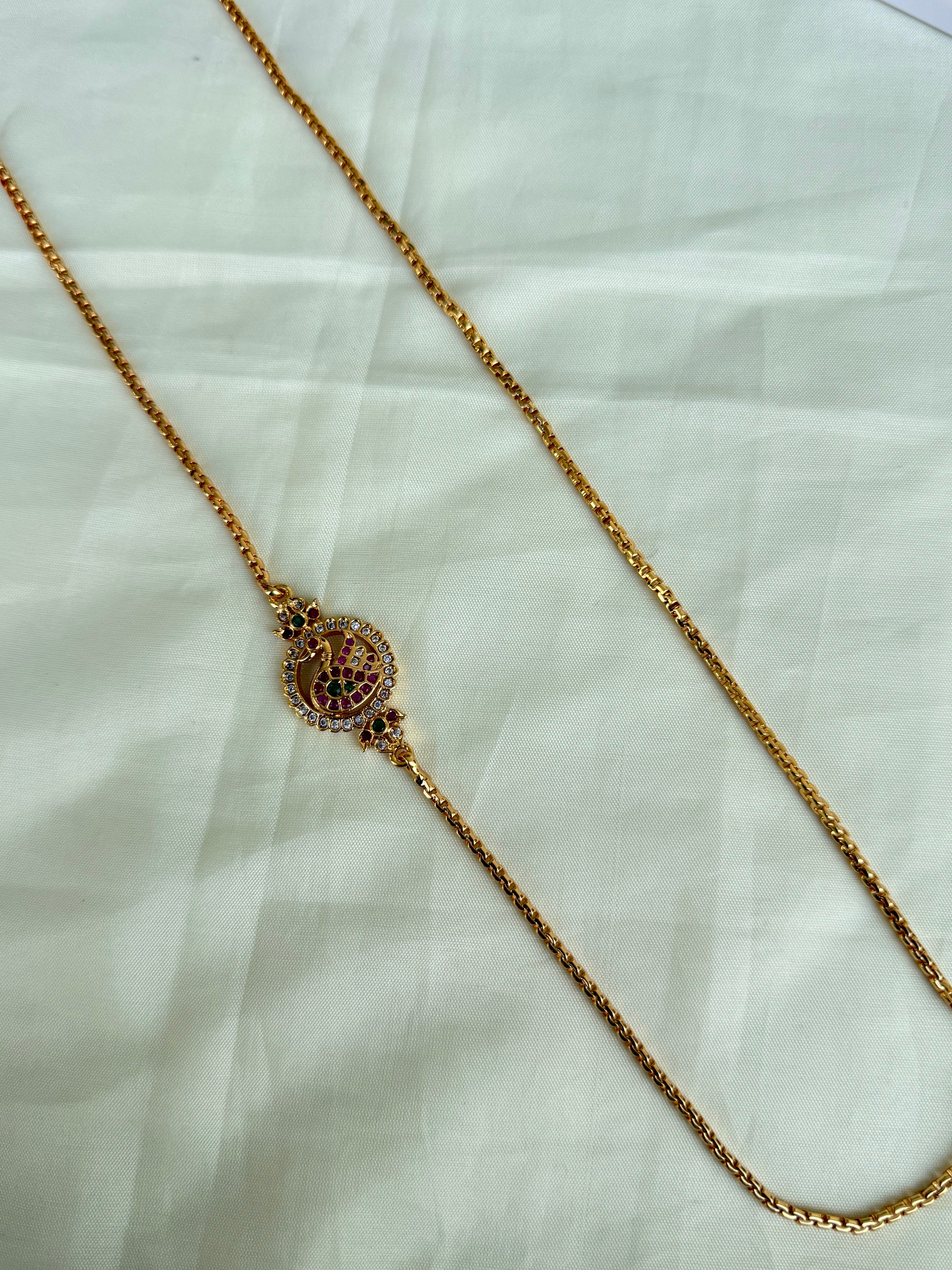 Mangalsutra side pendant locket