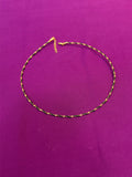 Hs047 gold and black Hasli Neckset