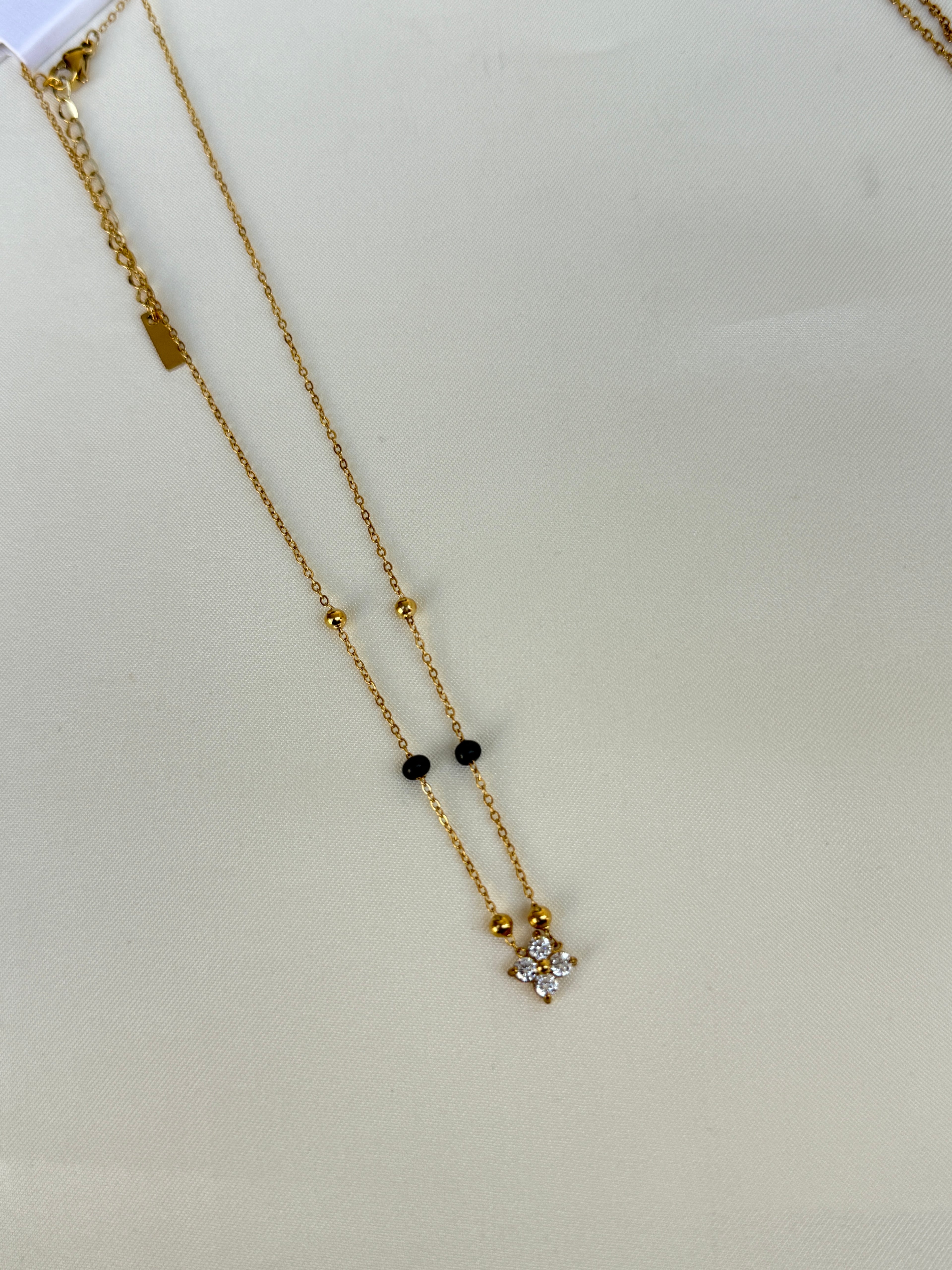 Bb056 flower anti tarnish blackbeads