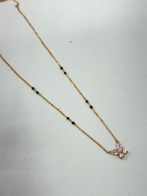 Bb150 anti tarnish butterfly small beads 16 to 18 inches adjustable blacksbeads