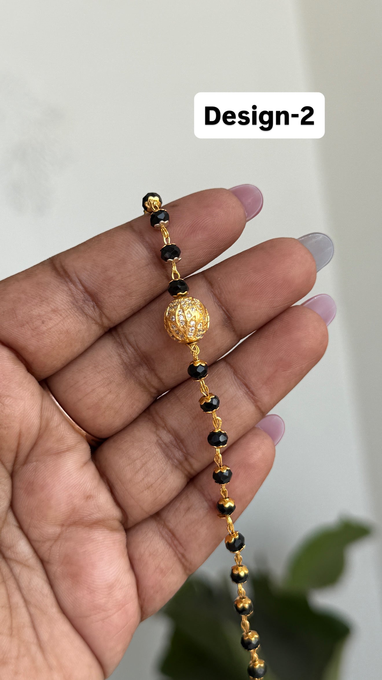 Ph202 Panchaloham blackbeads bracelet
