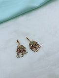 Flower multi stones small pearls bugadi bg0015