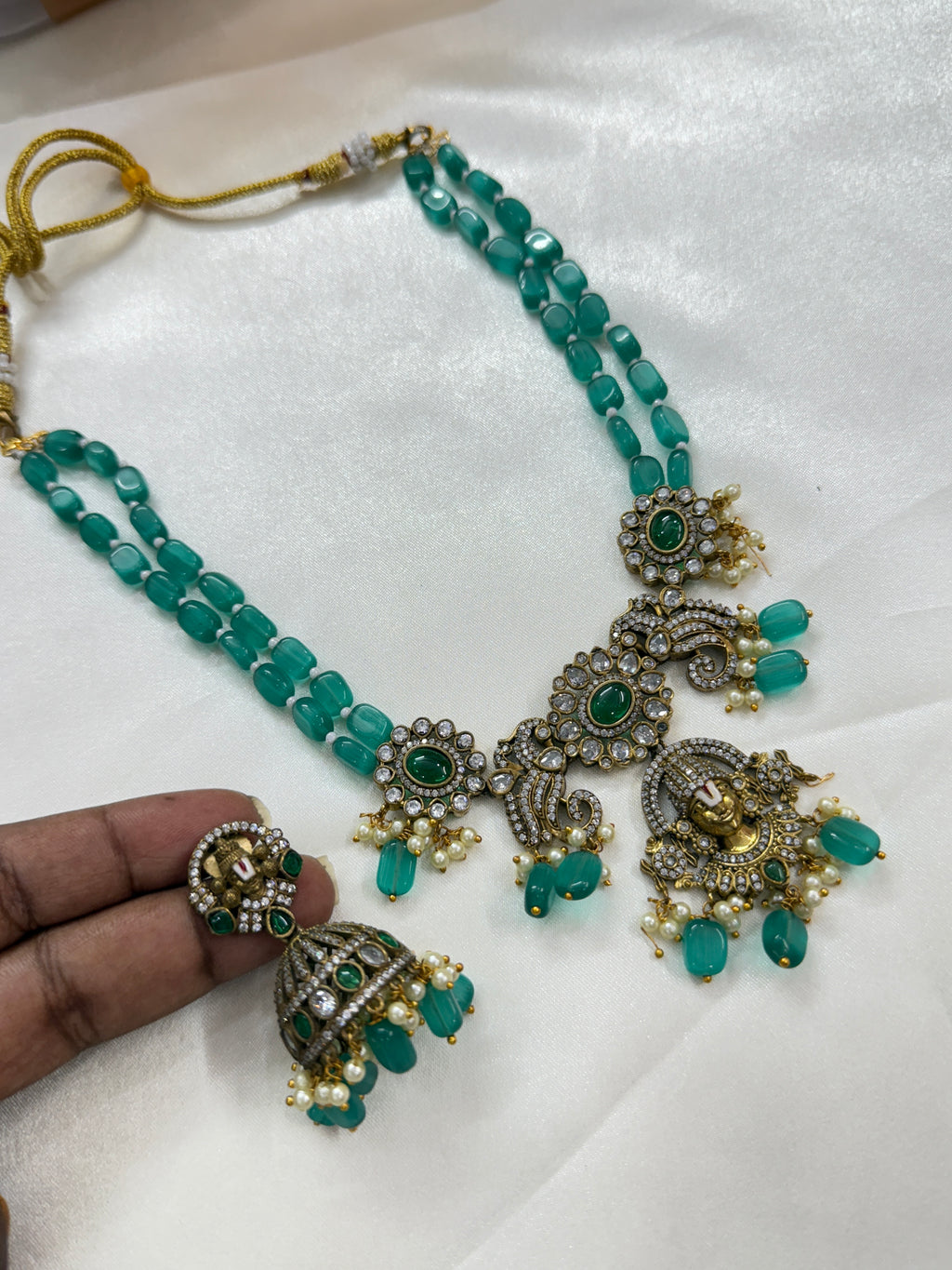 Bb2029 lord venkateswara Victorian beads chain