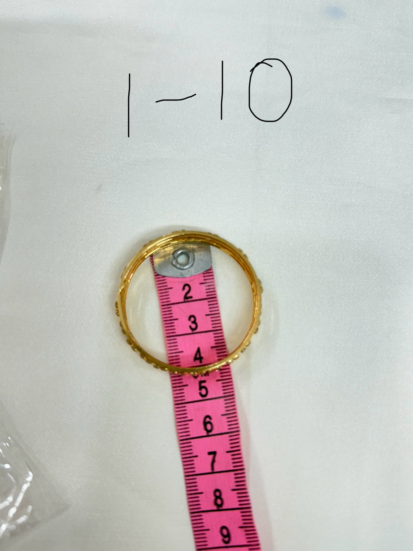 Kd010  kids micro gold bangles