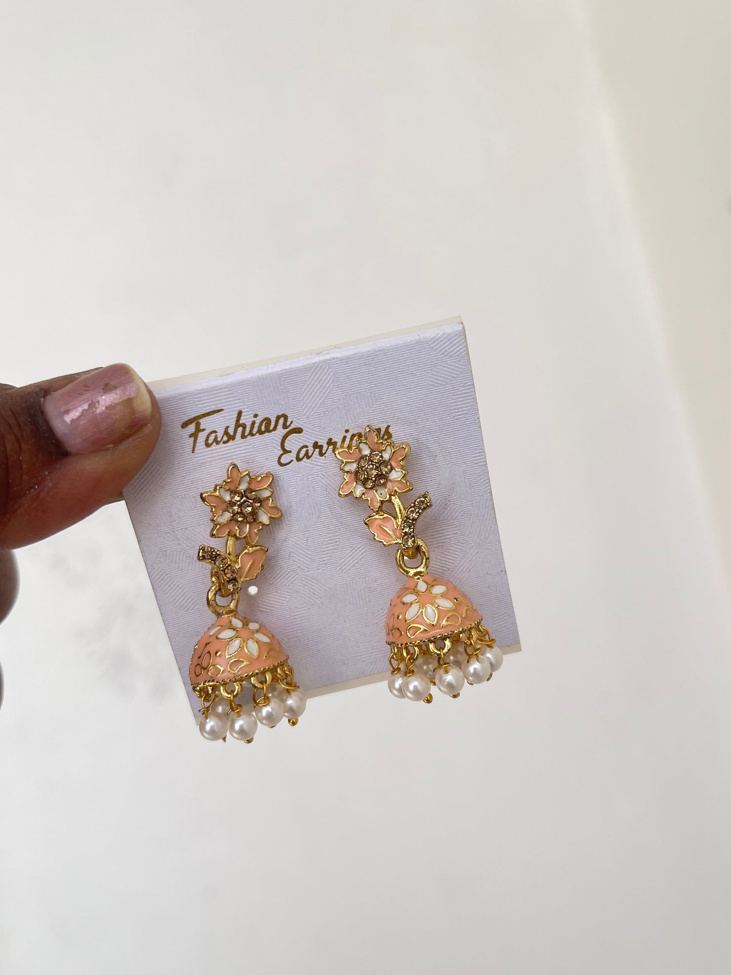 Small Meenakari earrings