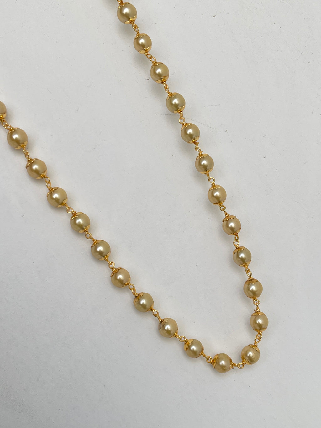 Single line pearl chain