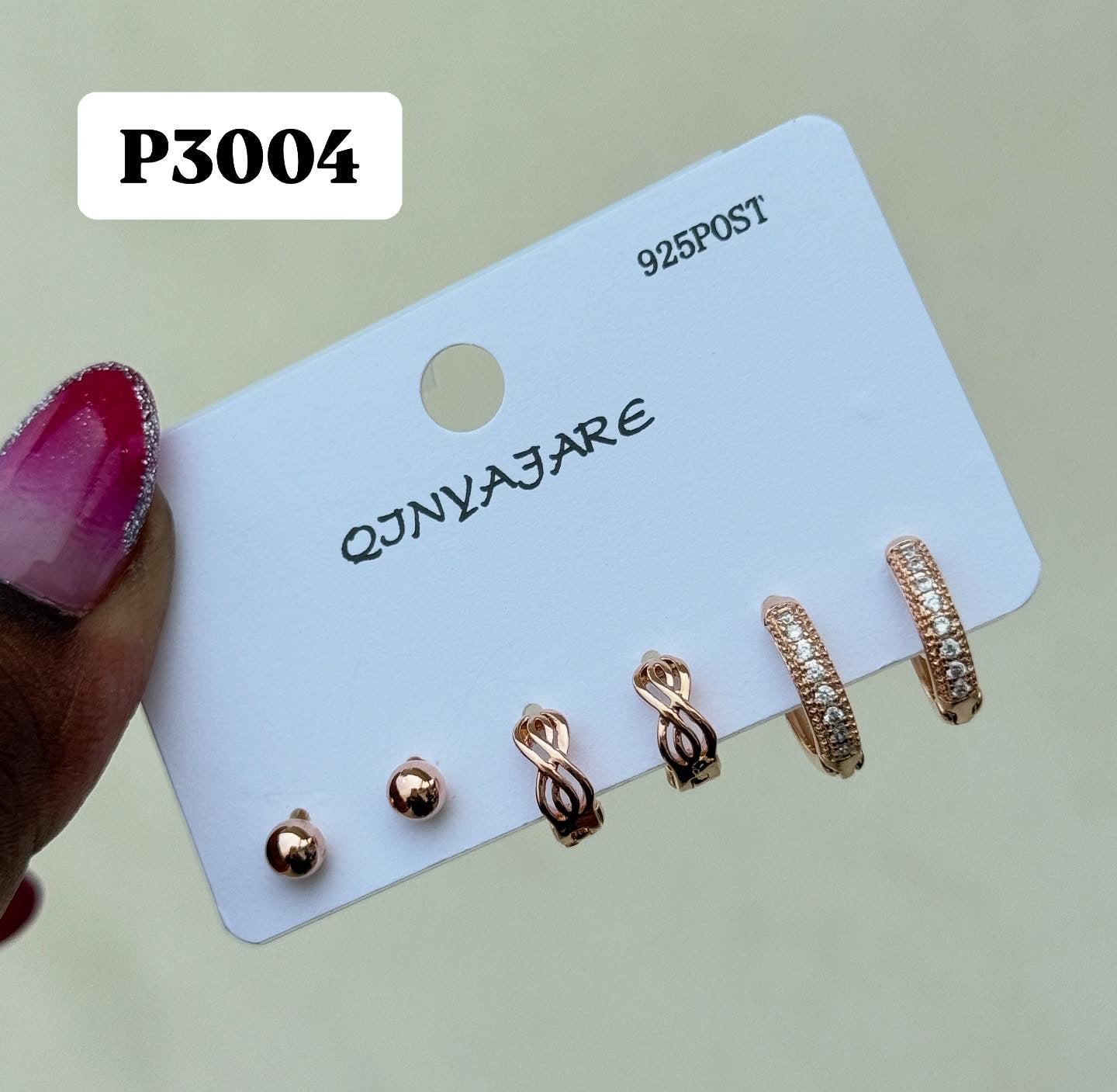 Pack of 3 studs