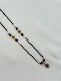 BB5110 single line short Black Beads