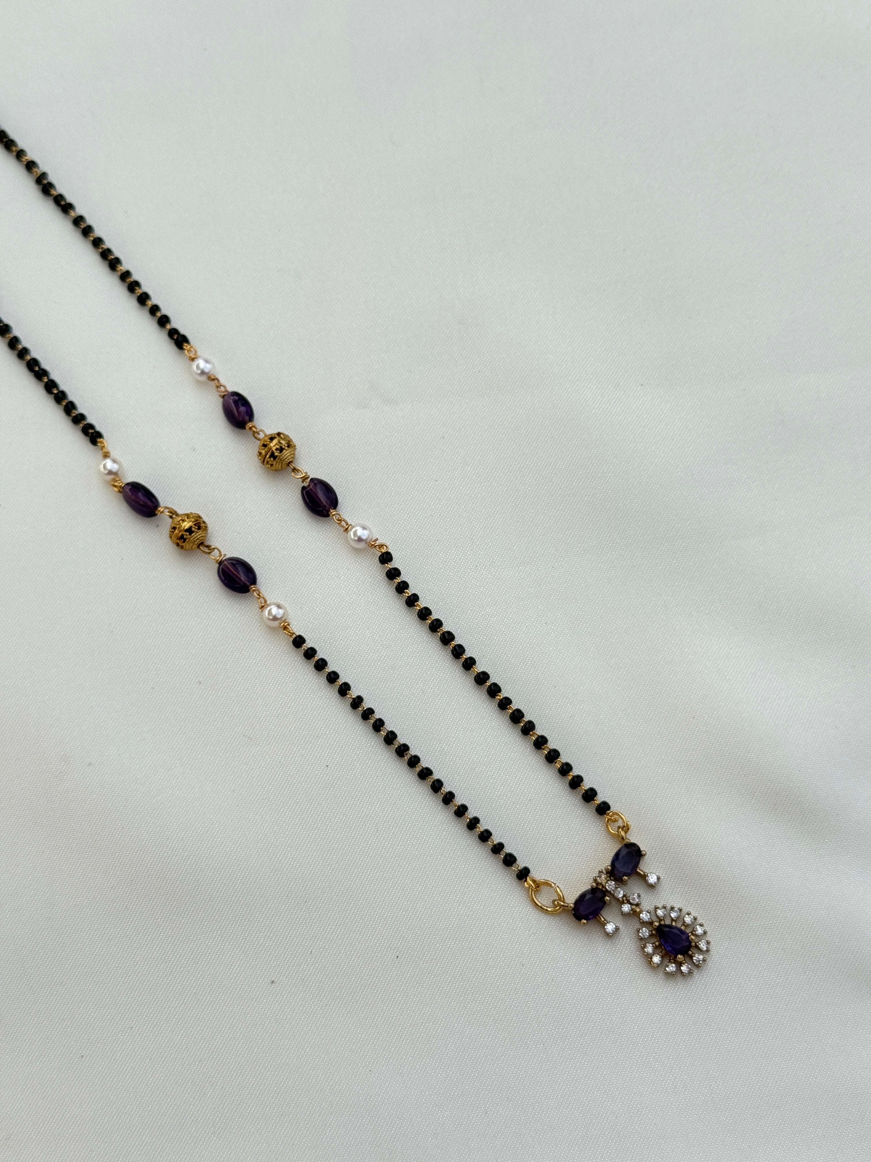 Bb032 single line short blackbeads