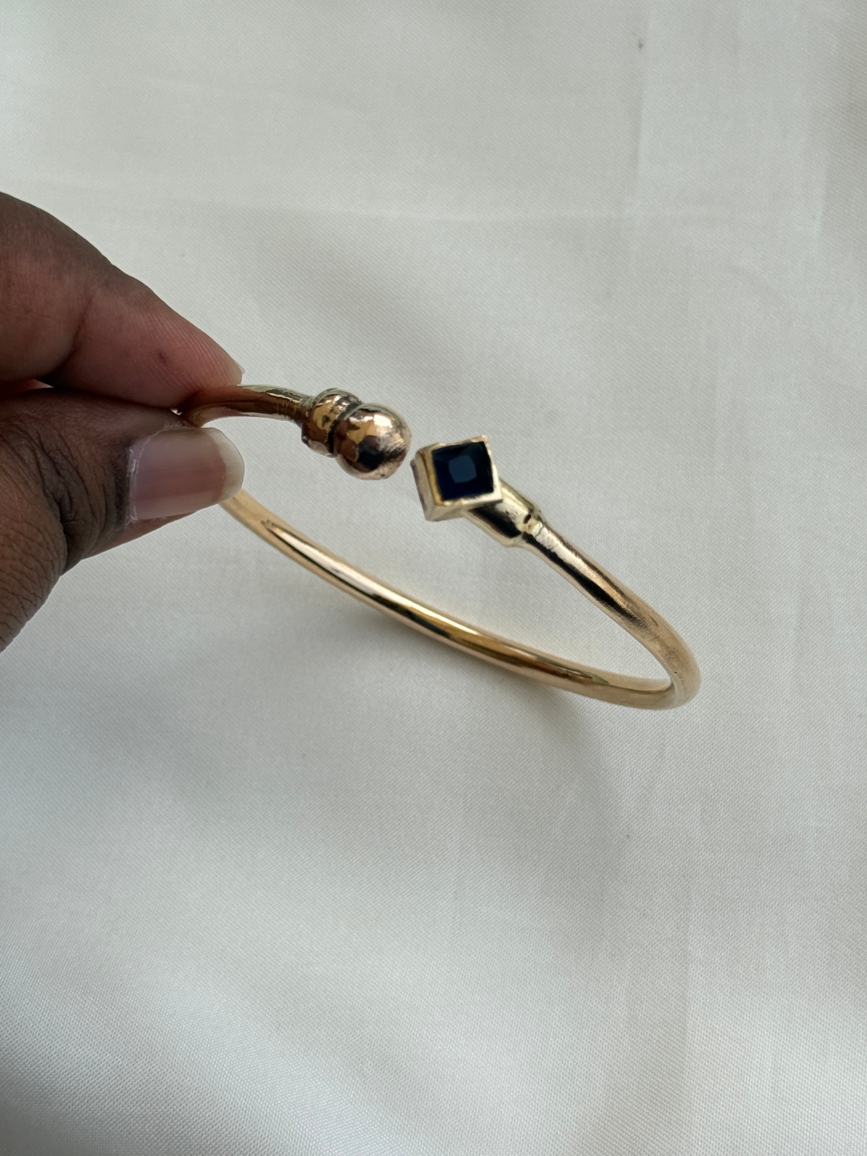 Br541 Panchaloham polished openable kada 2.4 to 2.6 size
