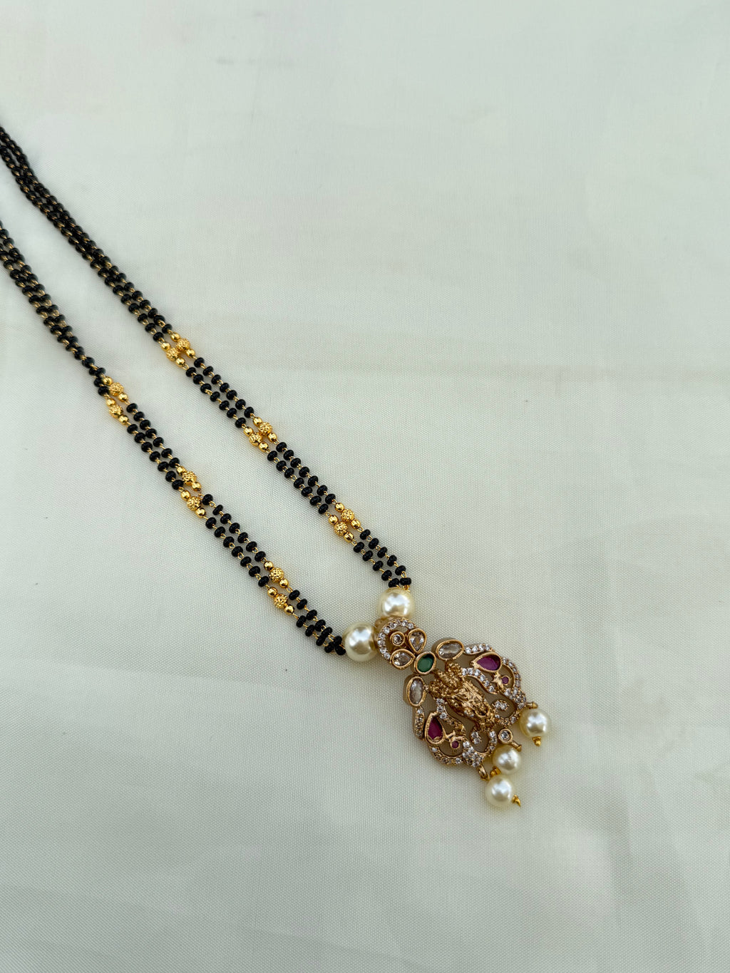 Bb5087  2 lines 18inches Blackbeads