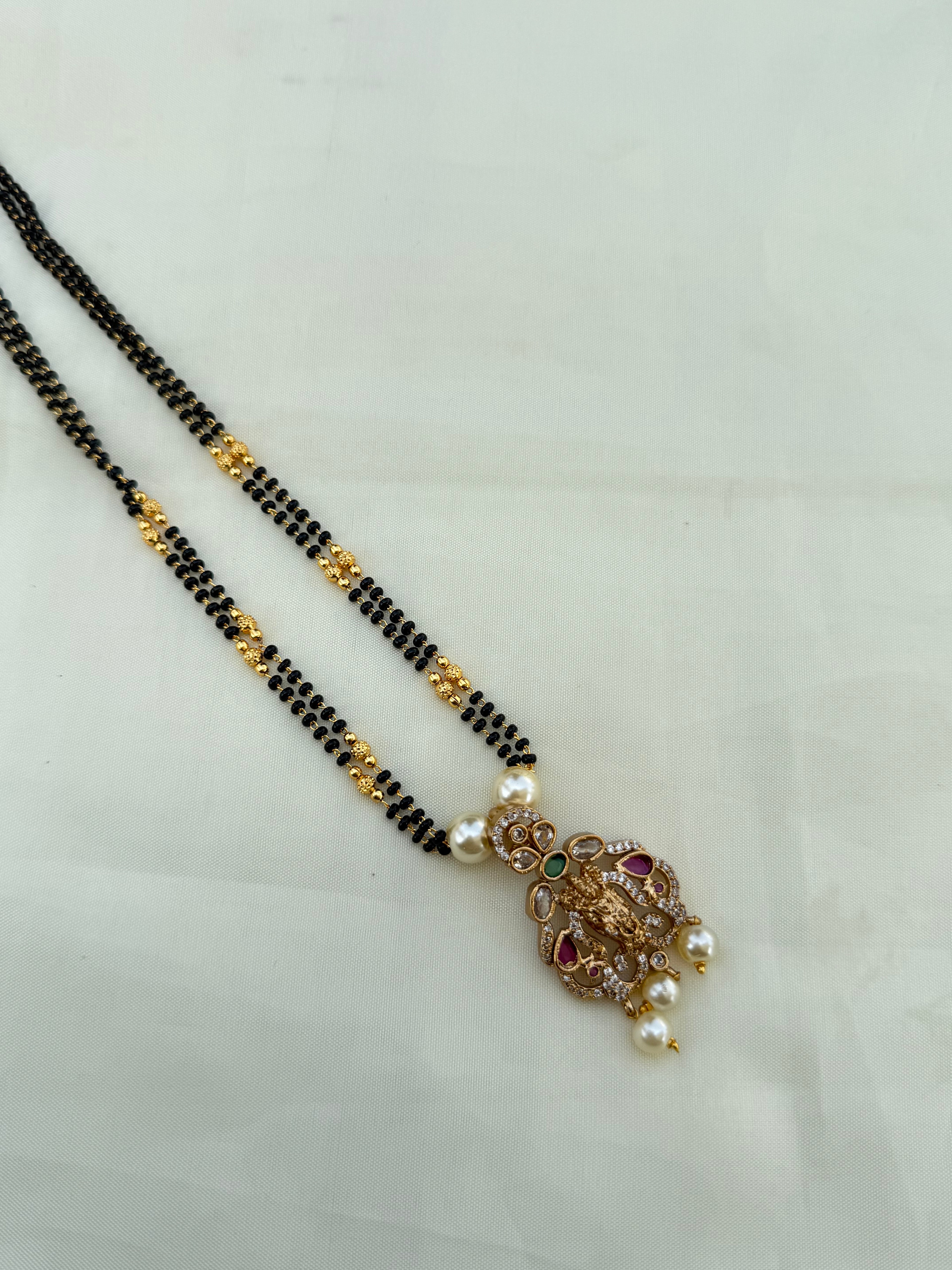Bb5087  2 lines 18inches Blackbeads