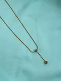 DC120 anti tarnish gold boll 18inches adjustable Daily Wear chains