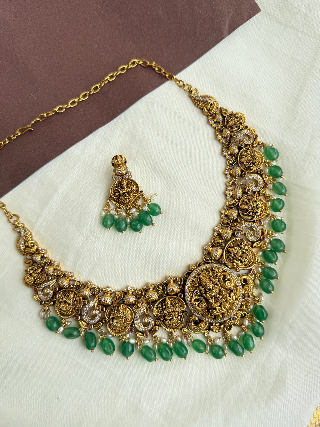 Ns317 Lakshmi Devi nakshi neckset