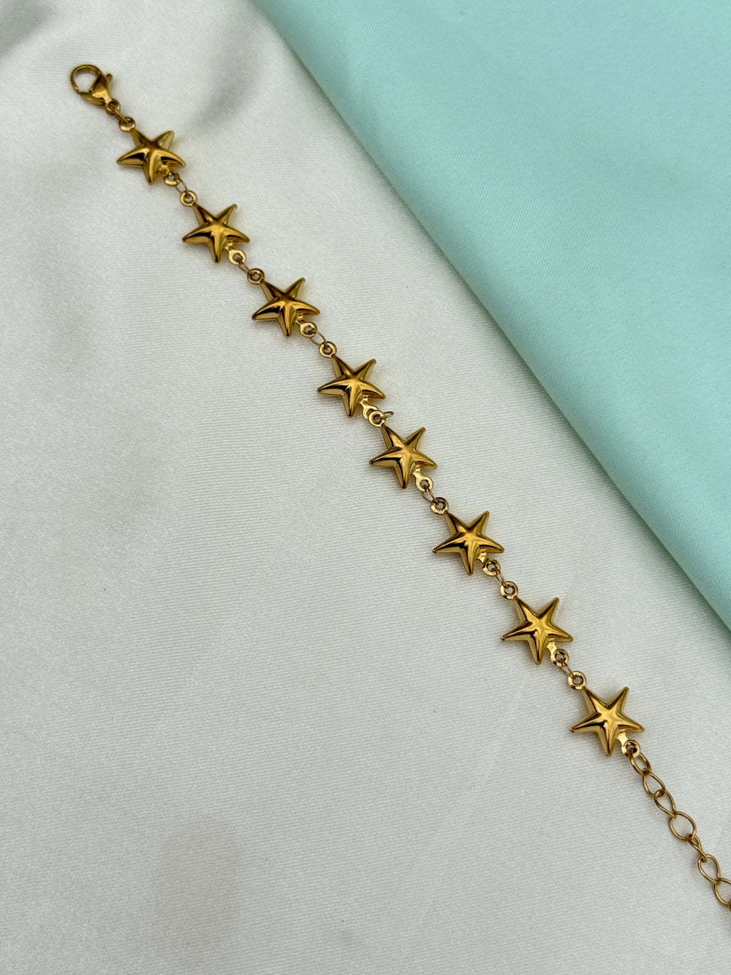 Ab607 anti tarnish 7inches 2:8 to 2:10 adjustable chain bracelet