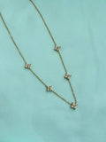 DC060 anti tarnish flowers 18inches adjustable Daily Wear chains